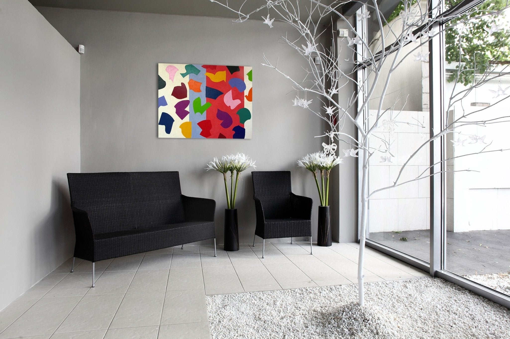 Sharps and Flats - Dana Gordon - Abstract Painting - Ideelart