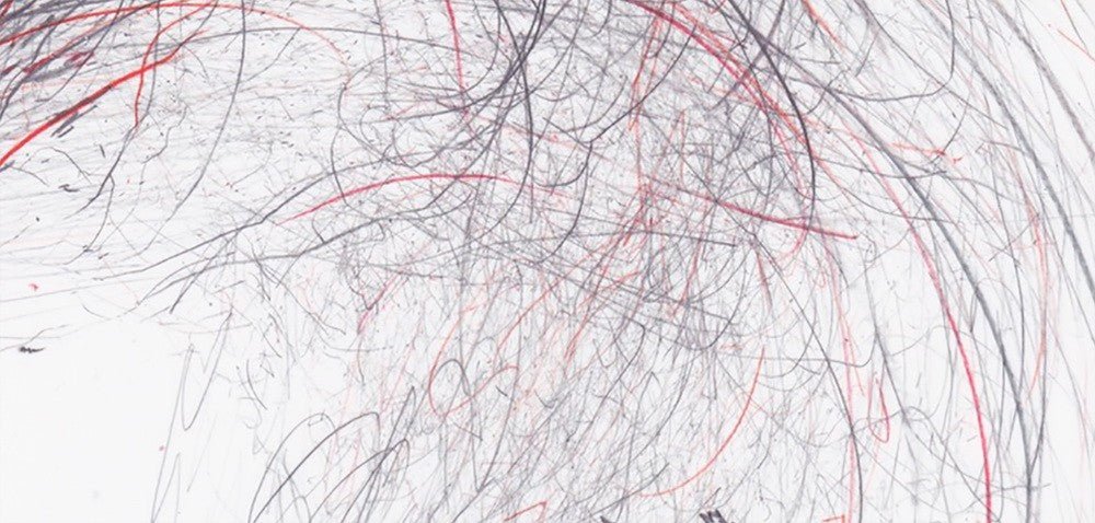 Screech of Ice Series 41 - Jaanika Peerna - Abstract Drawing - Ideelart