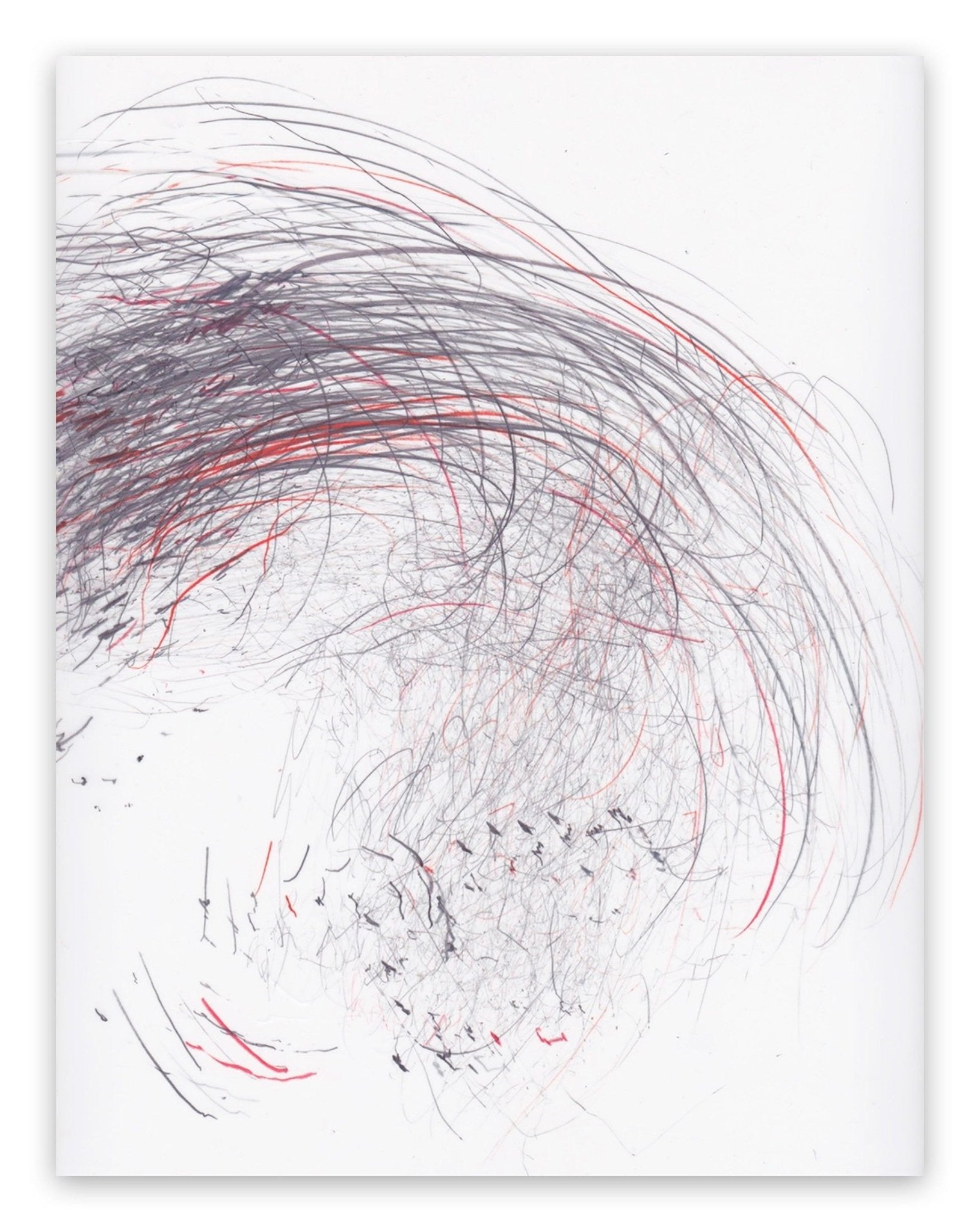 Screech of Ice Series 41 - Jaanika Peerna - Abstract Drawing - Ideelart