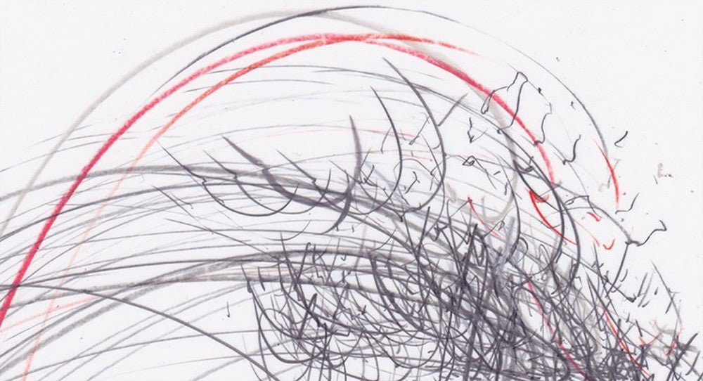 Screech of Ice Series 42 - Jaanika Peerna - Abstract Drawing - Ideelart