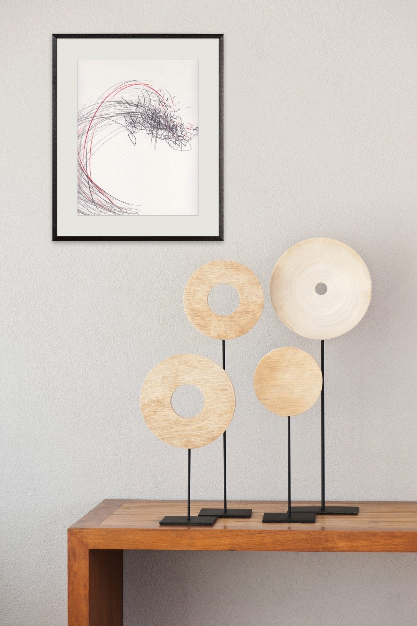 Screech of Ice Series 42 - Jaanika Peerna - Abstract Drawing - Ideelart