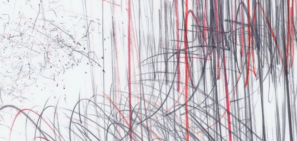 Screech of Ice Series 43 - Jaanika Peerna - Abstract Drawing - Ideelart