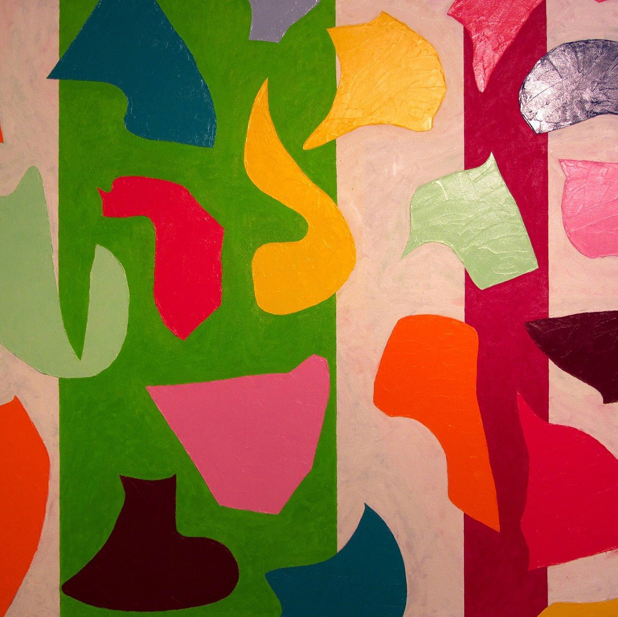 Shapely Controversy - Dana Gordon - Abstract Painting - Ideelart