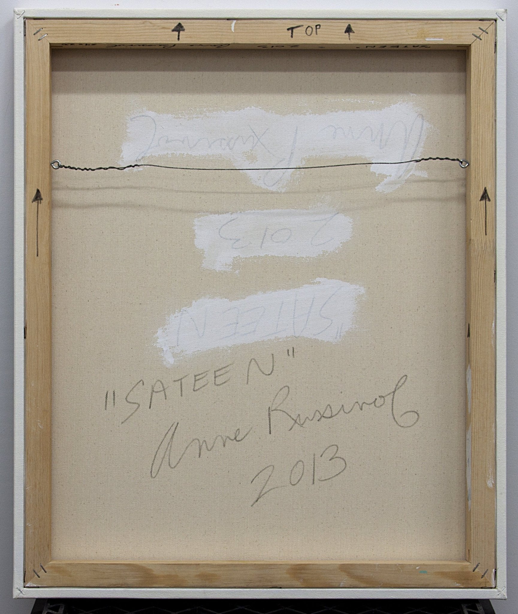 Sateen - Anne Russinof - Abstract Painting - Ideelart