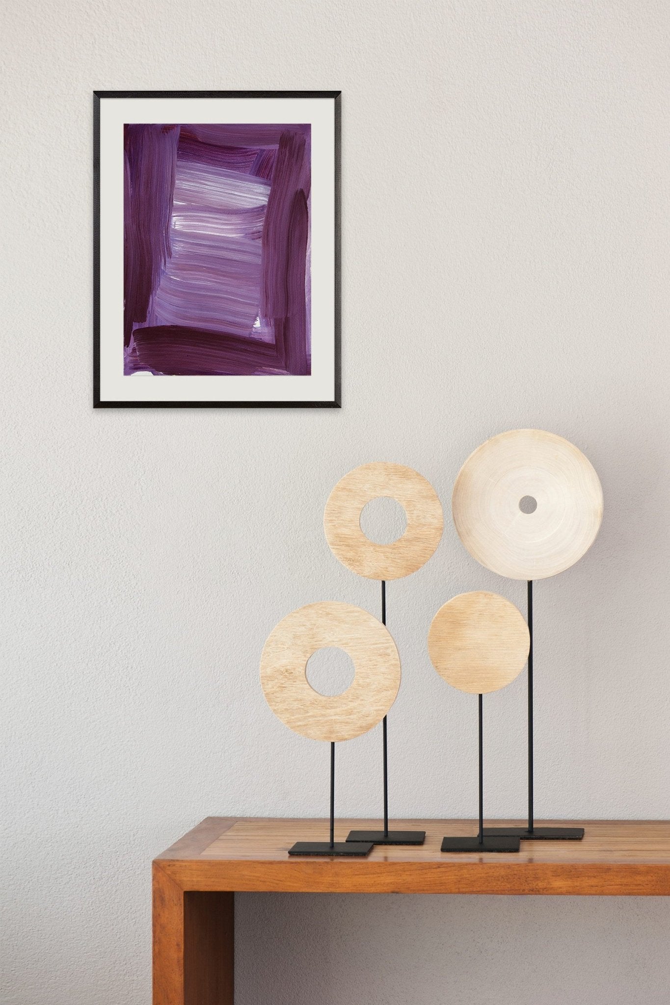 Framed - Anne Russinof - Abstract Painting - Ideelart