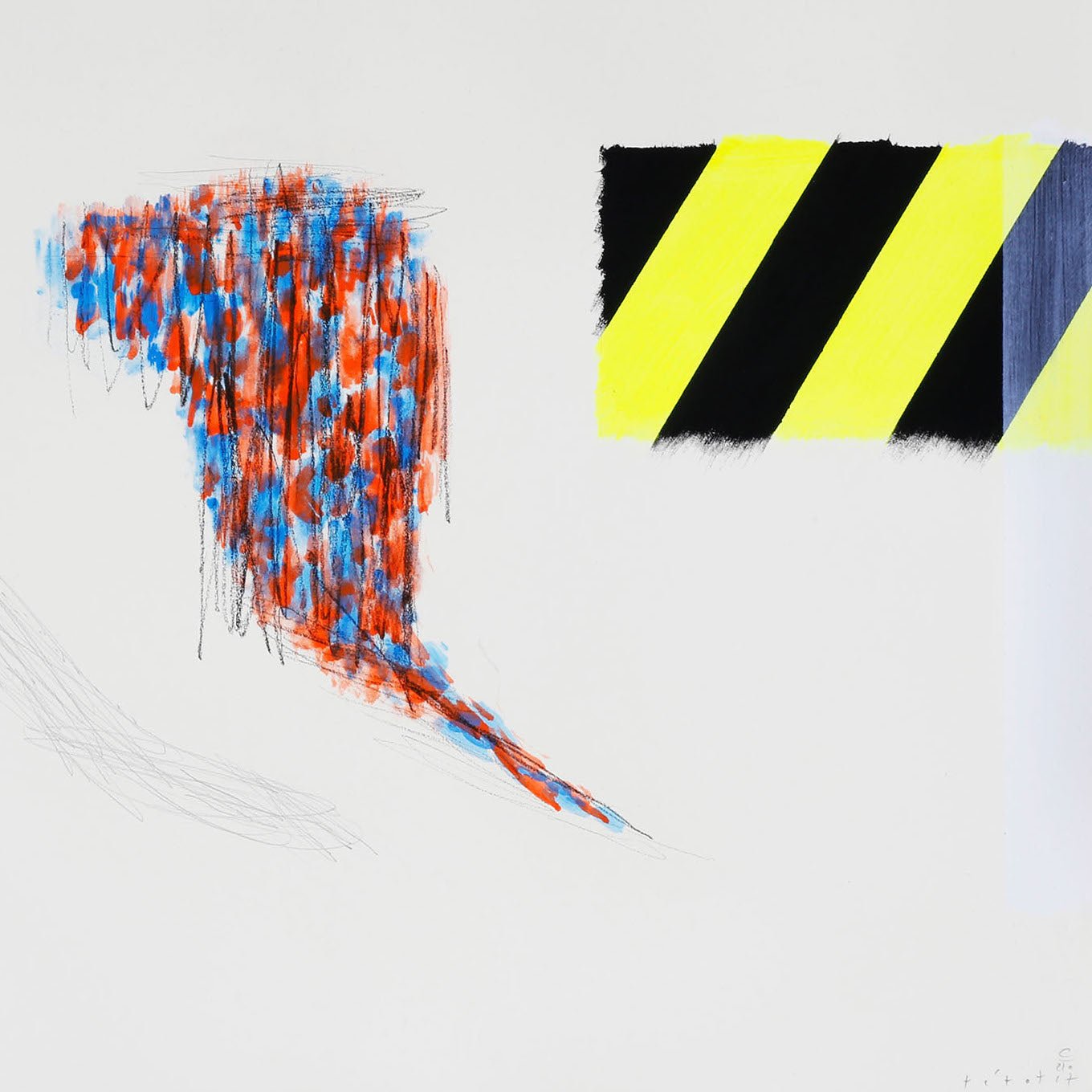 Untitled 2 - Claude Tétot - Abstract Painting - Ideelart