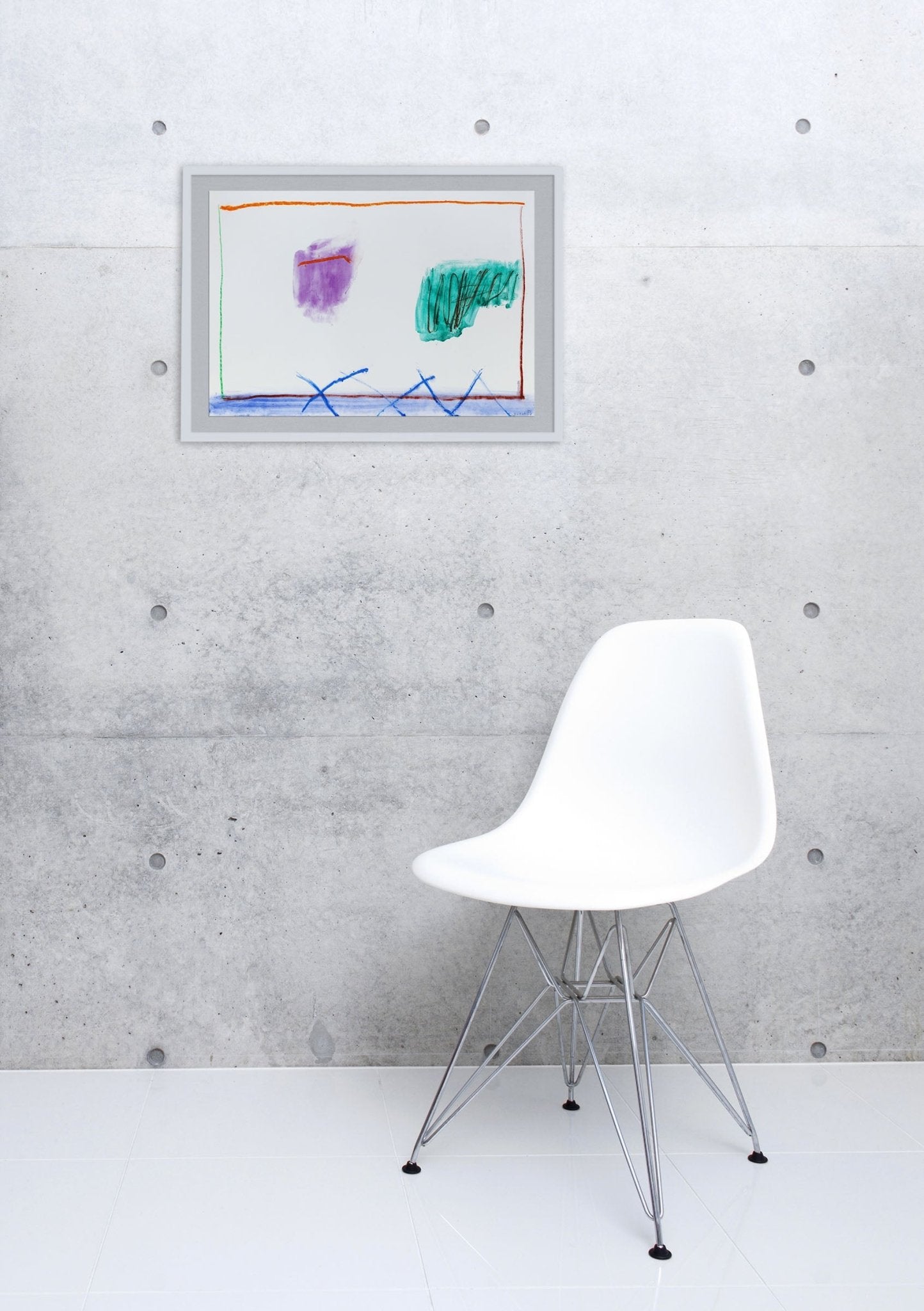 Untitled 4 - Claude Tétot - Abstract Painting - Ideelart