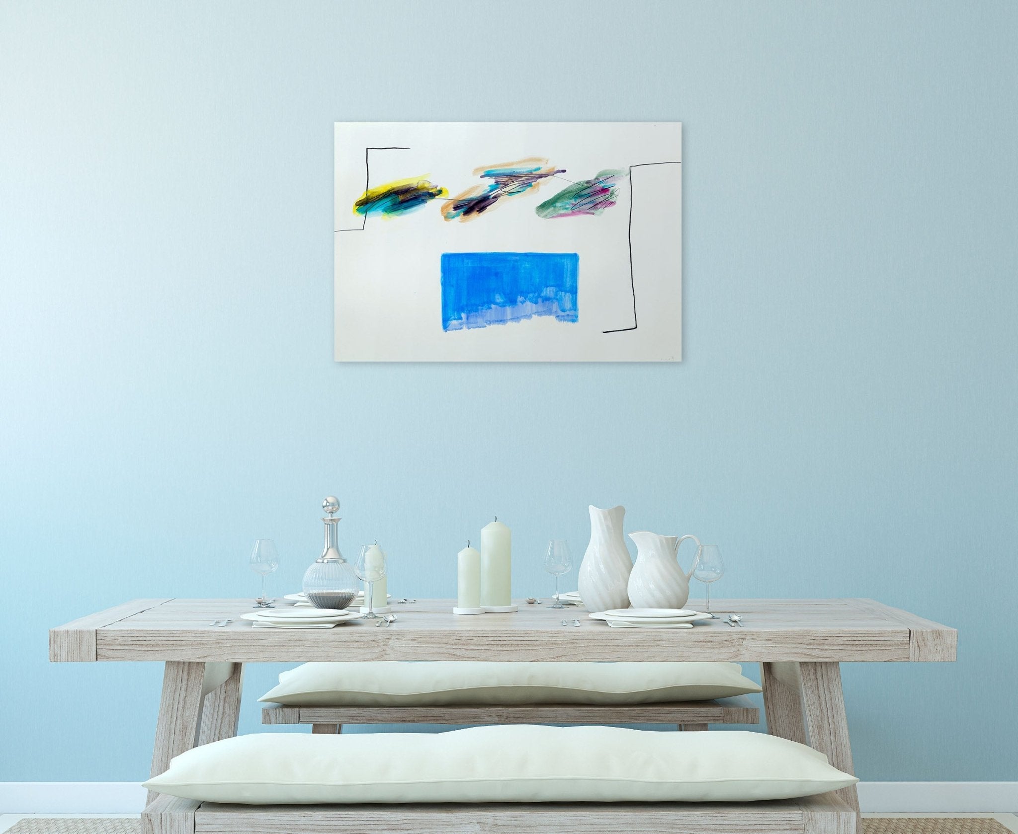 Untitled 9 - Claude Tétot - Abstract Painting - Ideelart