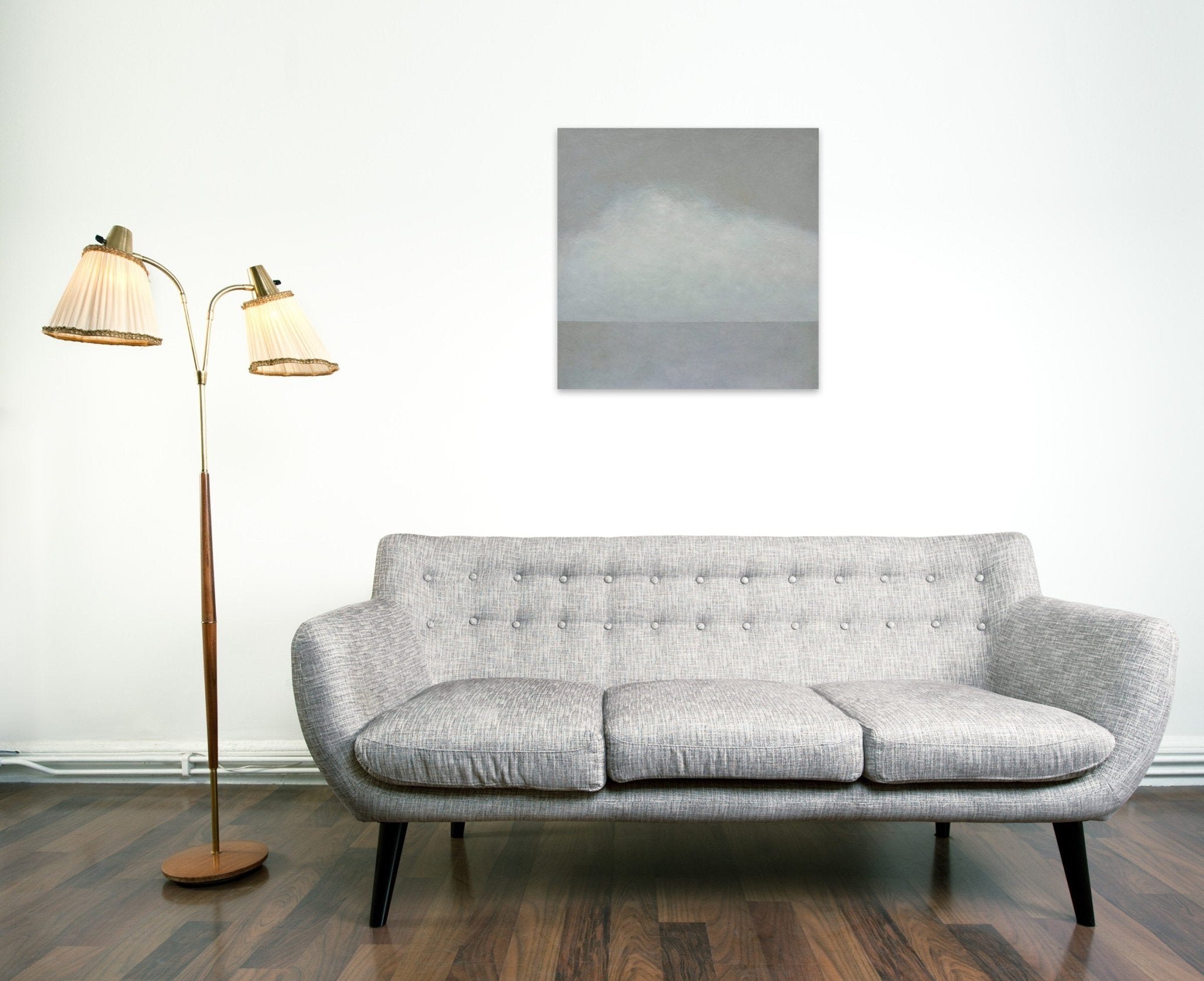 Ambient Grey - Janise Yntema - Abstract Painting - Ideelart