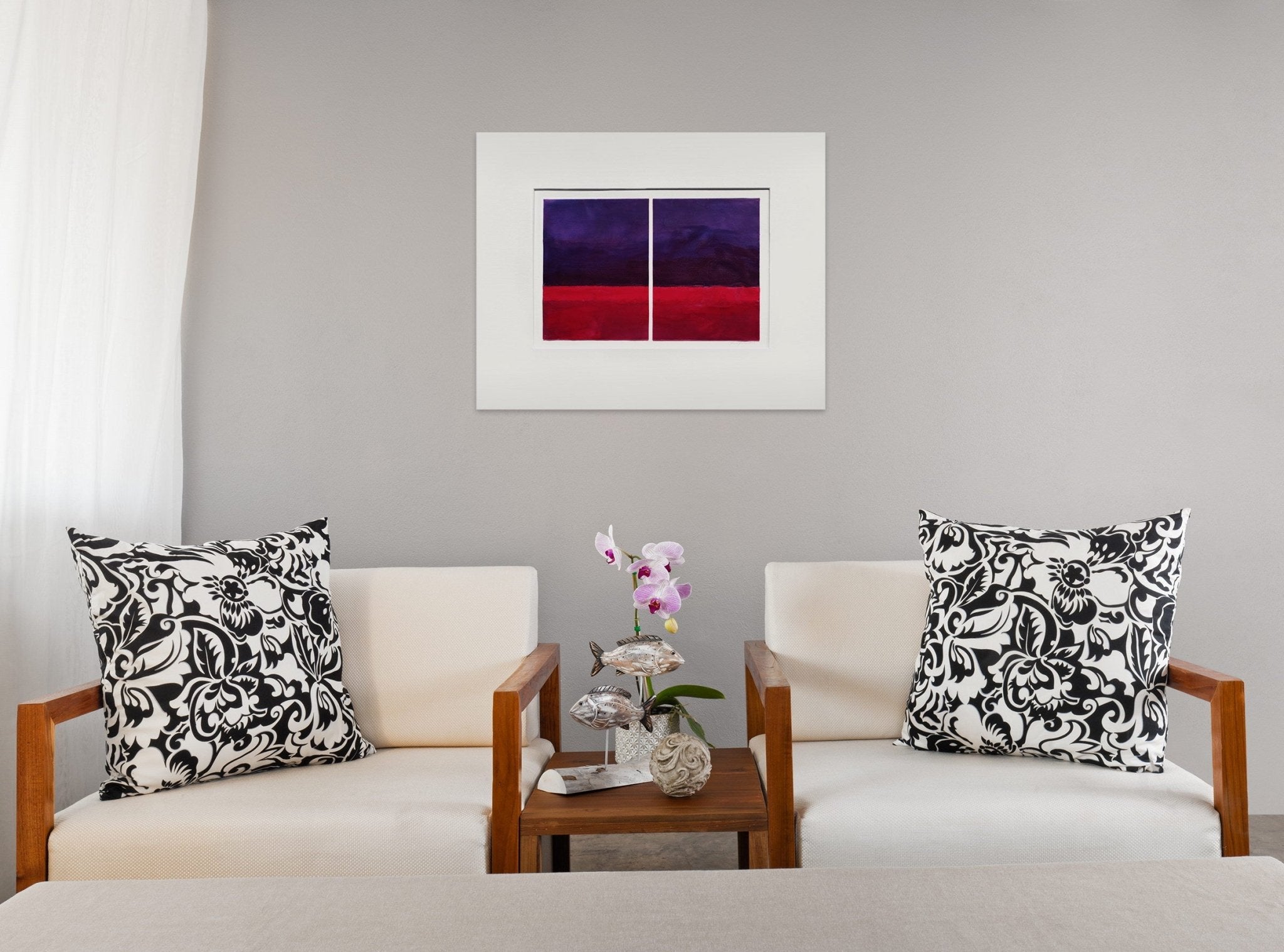 Rose Madder - Janise Yntema - Abstract Painting - Ideelart