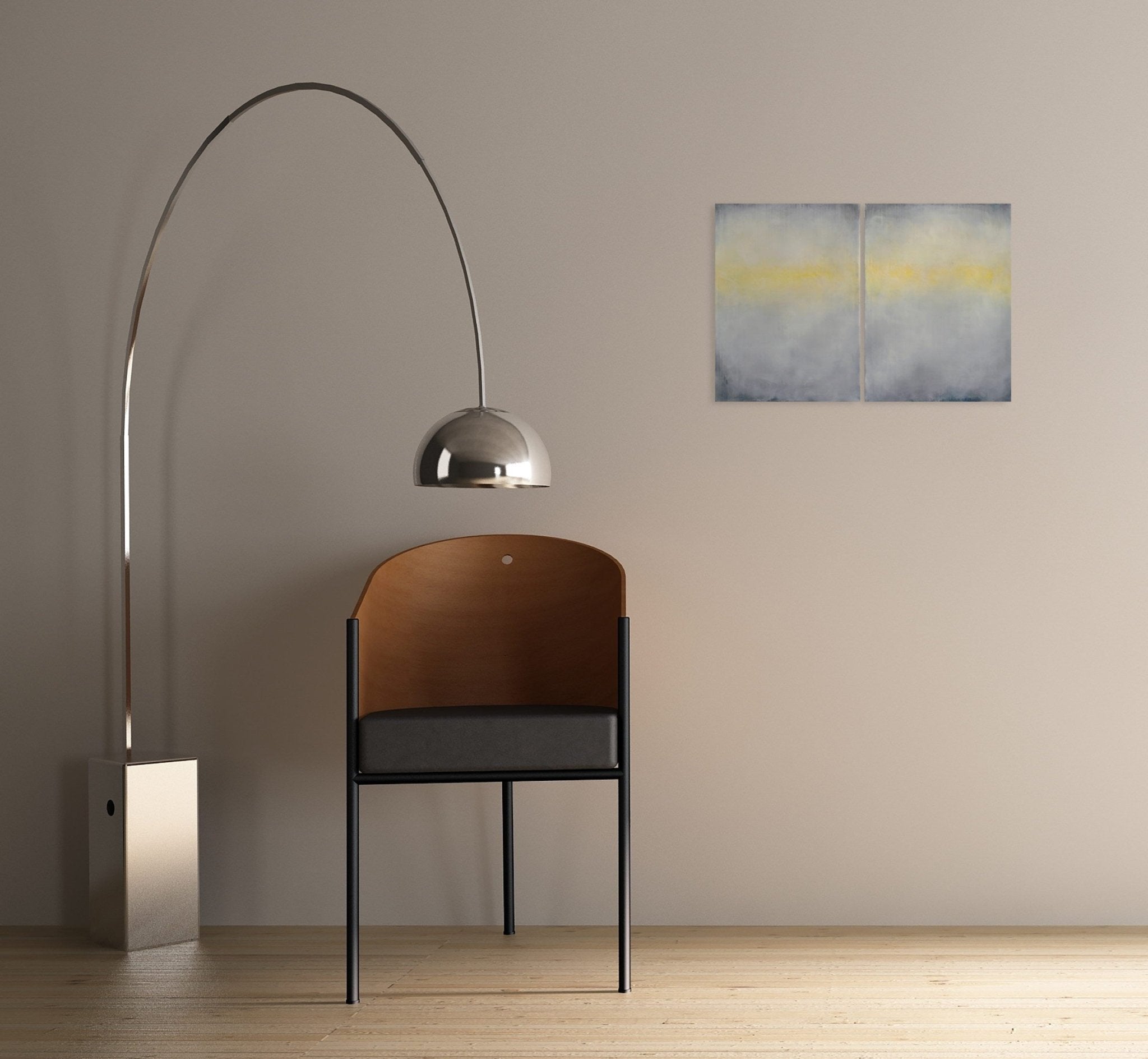 Sunshine On Light - Janise Yntema - Abstract Painting - Ideelart