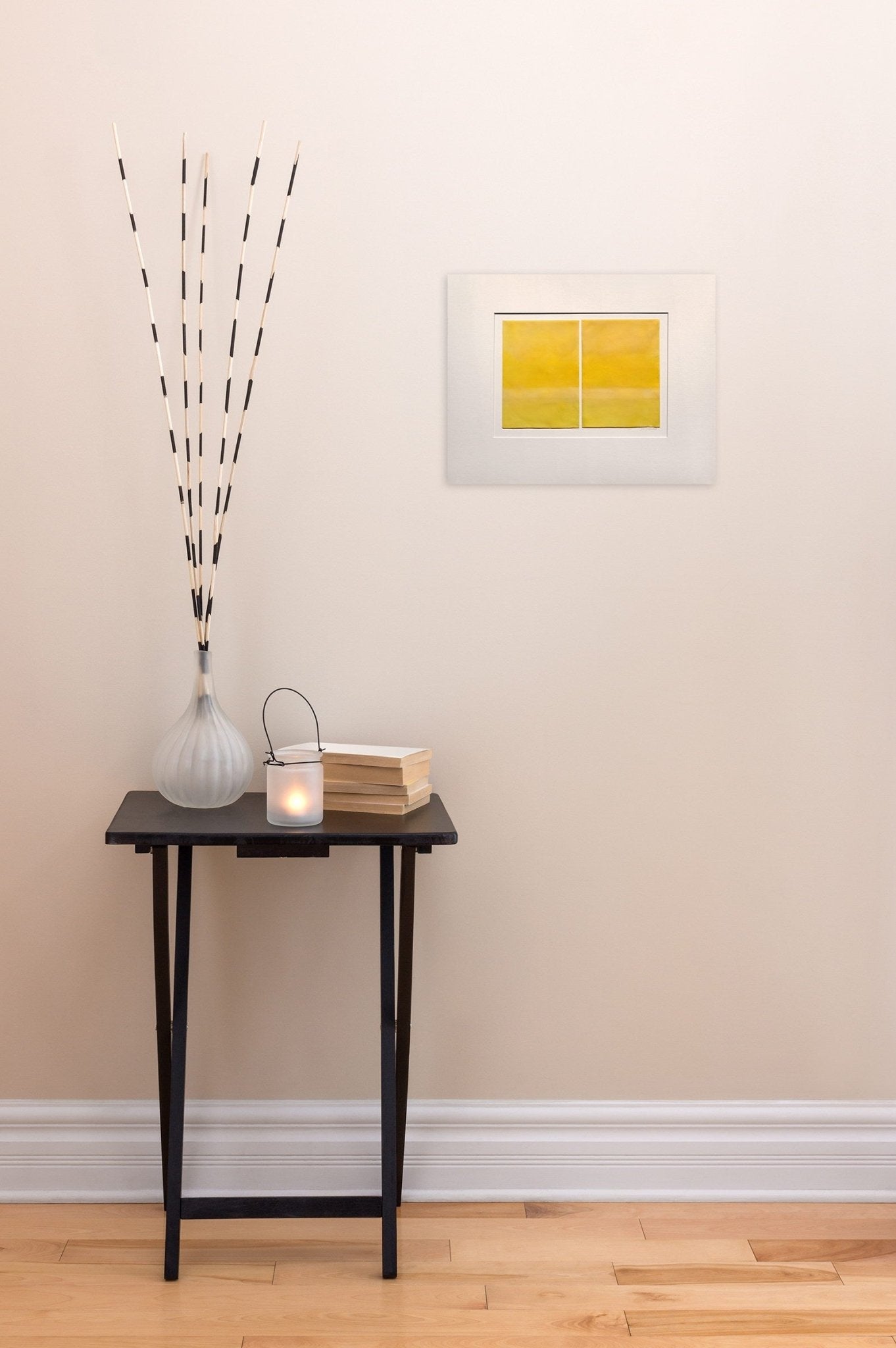 Lemon Yellow - Janise Yntema - Abstract Painting - Ideelart