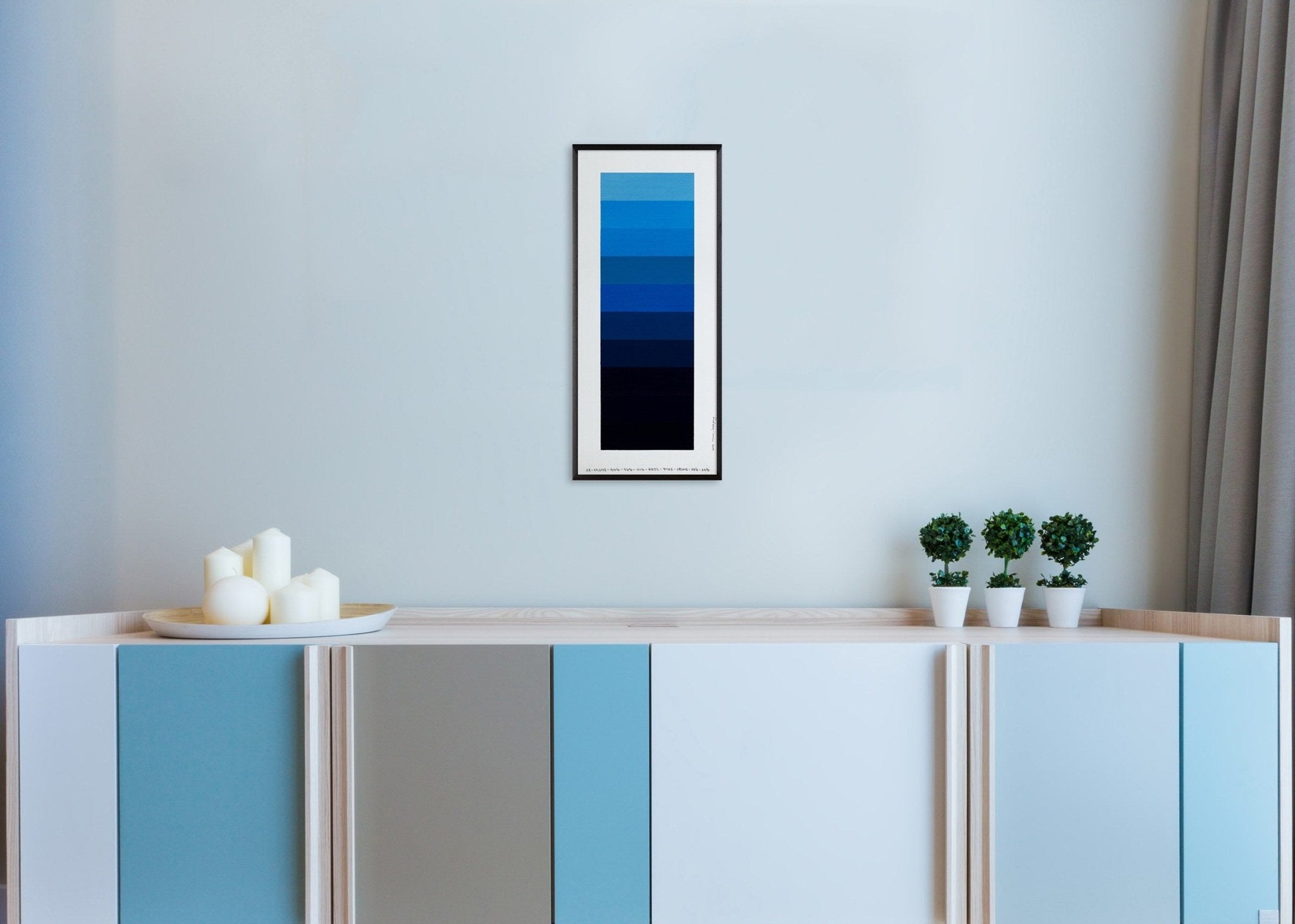 Emotional Color Chart 003 - Kyong Lee - Abstract Painting - Ideelart