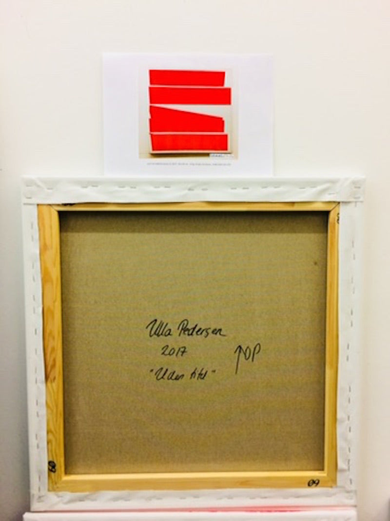 Cut - Up Canvas I.5 - Ulla Pedersen - Abstract Painting - Ideelart