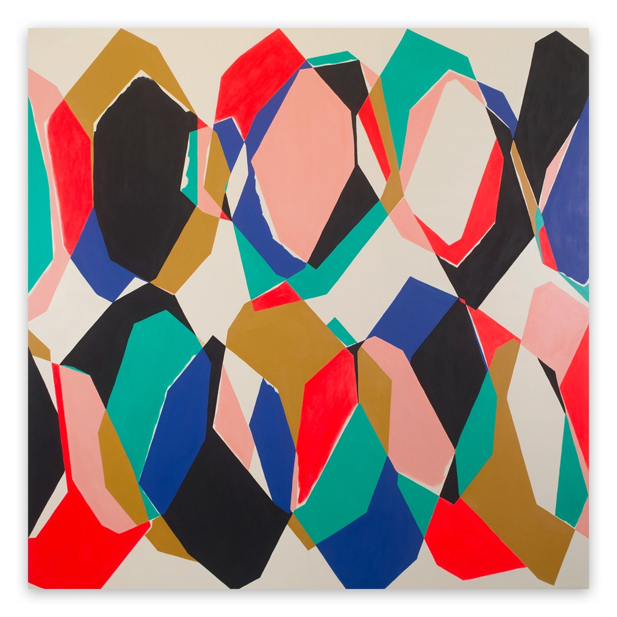 Cut - Up Canvas II.1 - Ulla Pedersen - Abstract Painting - Ideelart