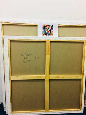 Cut - Up Canvas II.1 - Ulla Pedersen - Abstract Painting - Ideelart