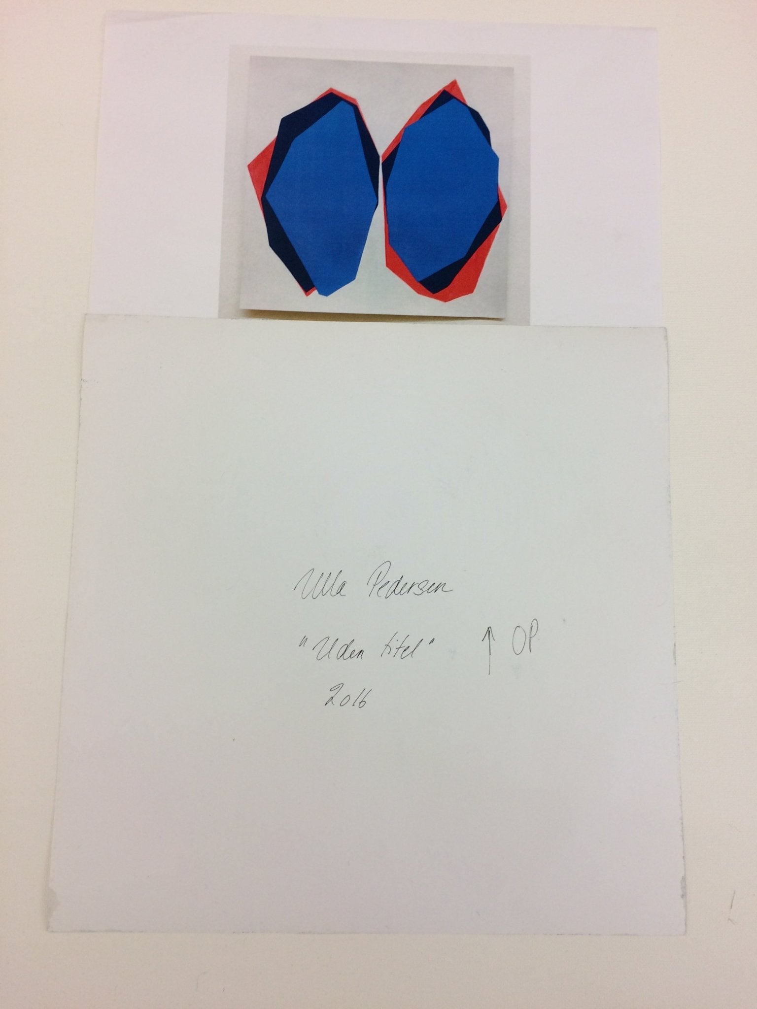 Cut - up Paper I.1 - Ulla Pedersen - Abstract Painting - Ideelart