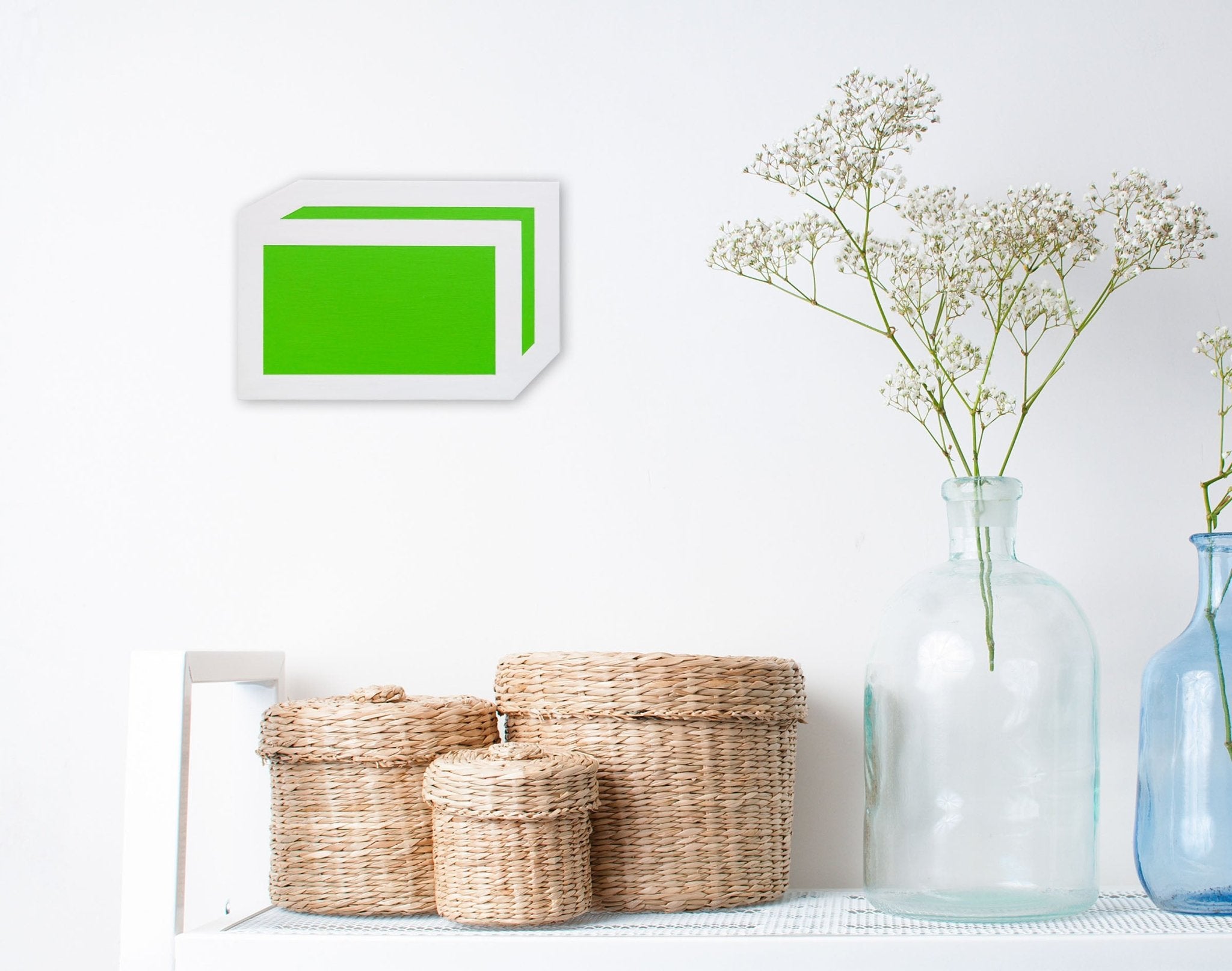 Mailer Green - Brent Hallard - Abstract Painting - Ideelart