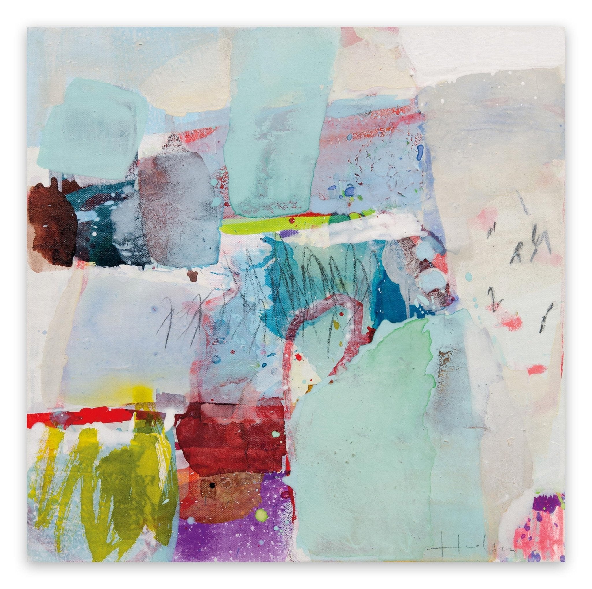 Poésie du printemps - Greet Helsen - Abstract Painting - Ideelart