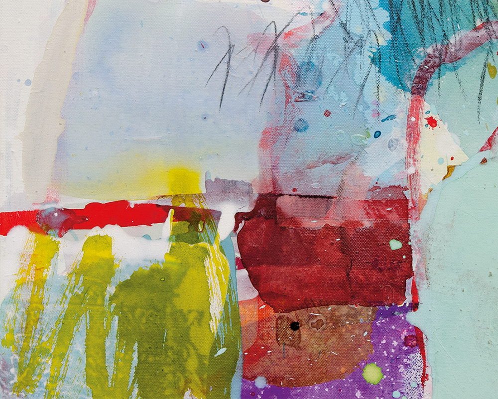 Poésie du printemps - Greet Helsen - Abstract Painting - Ideelart