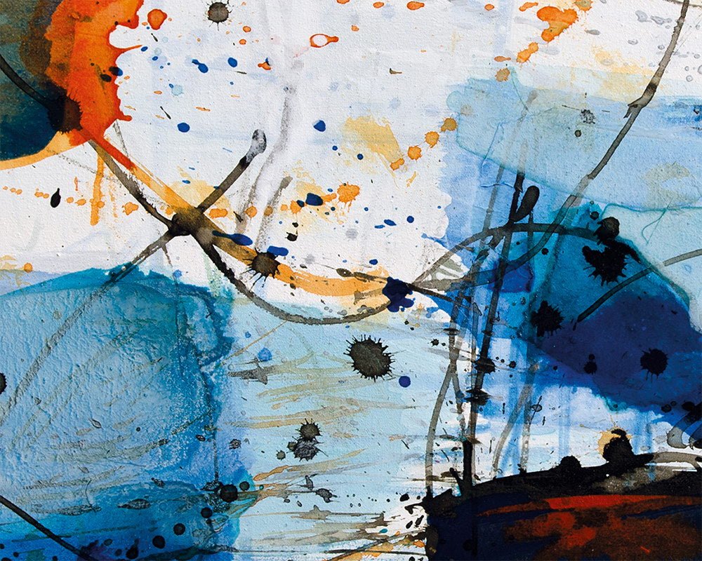 Ohne Titel - Greet Helsen - Abstract Painting - Ideelart