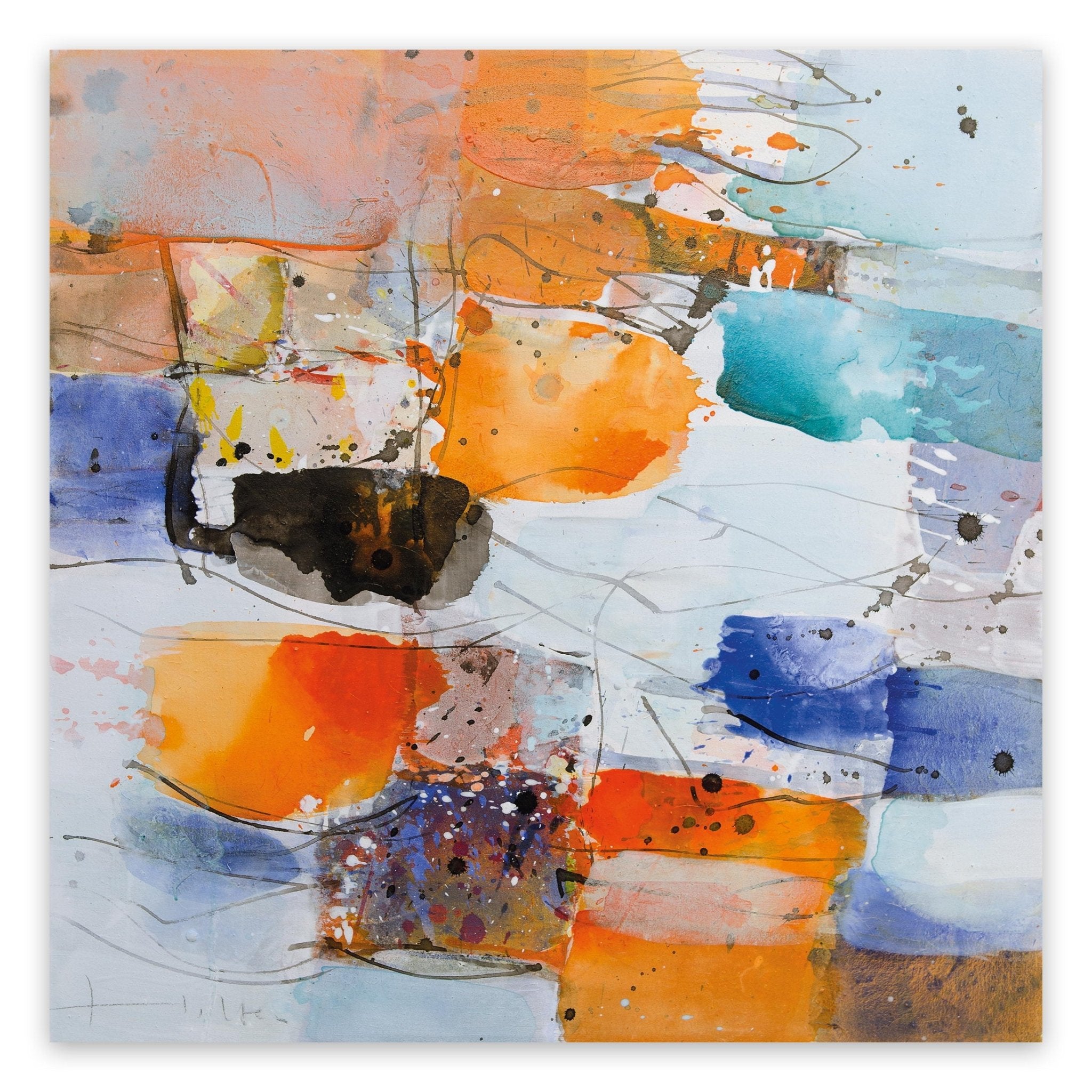 Au bord de la mer - Greet Helsen - Abstract Painting - Ideelart