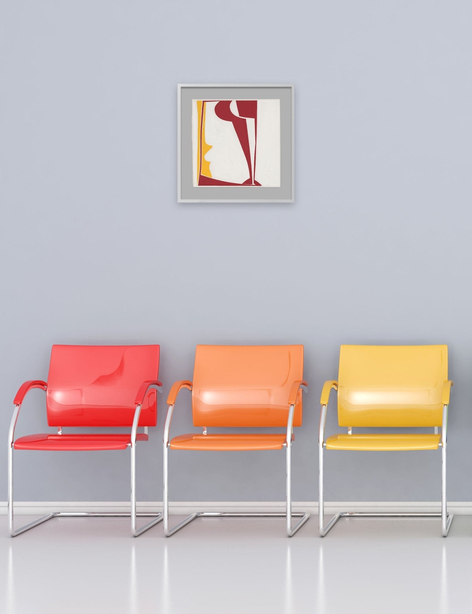 Covers 13 - Red Yellow A - Joanne Freeman - Abstract Painting - Ideelart