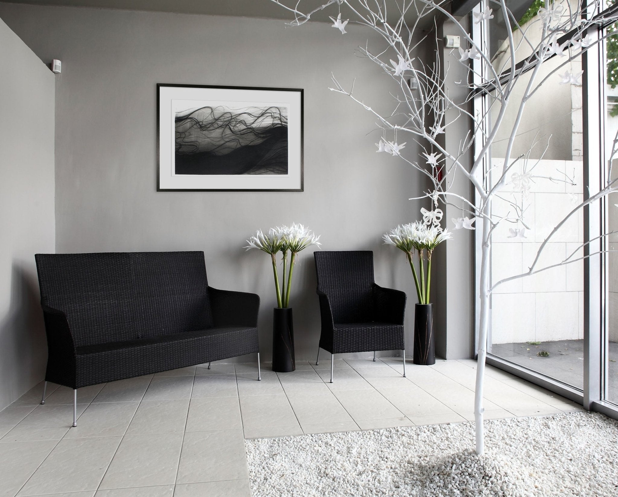 Steamer series 1 - Margaret Neill - Abstract Drawing - Ideelart