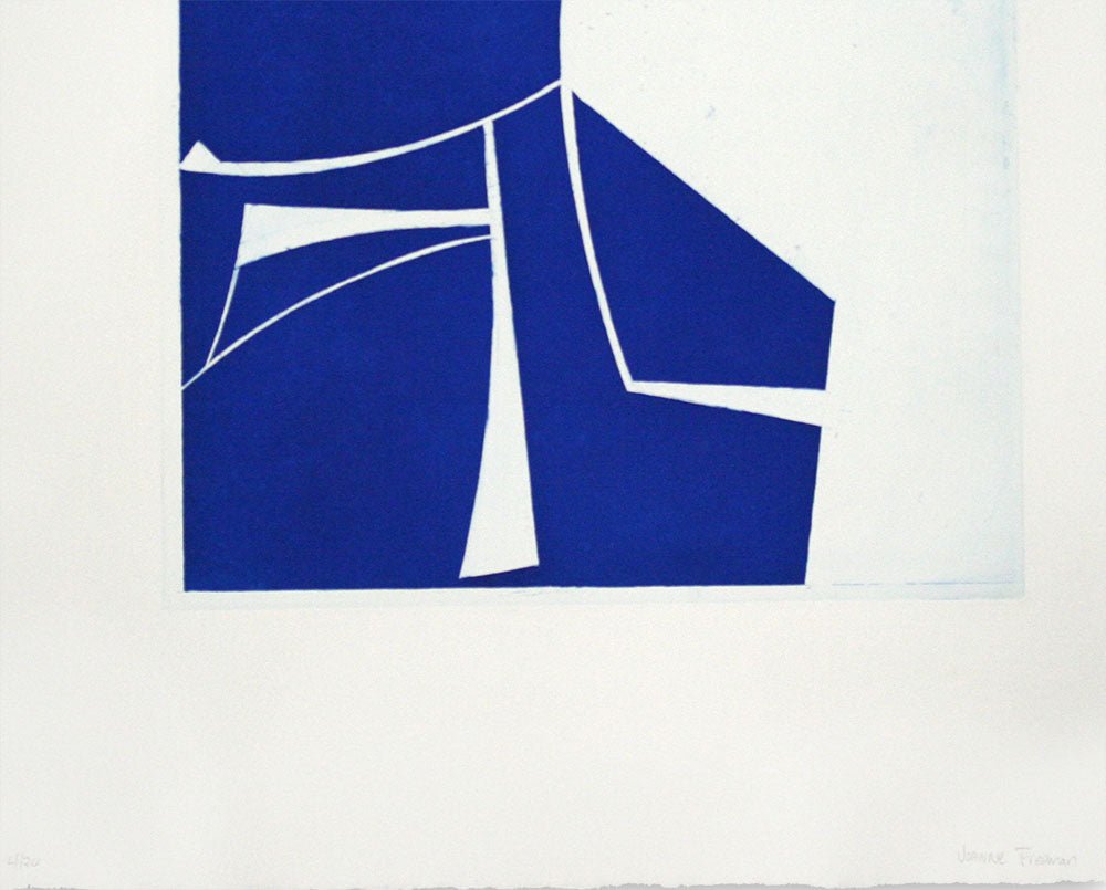 Covers 2 Cobalt - Joanne Freeman - Abstract Prints - Ideelart