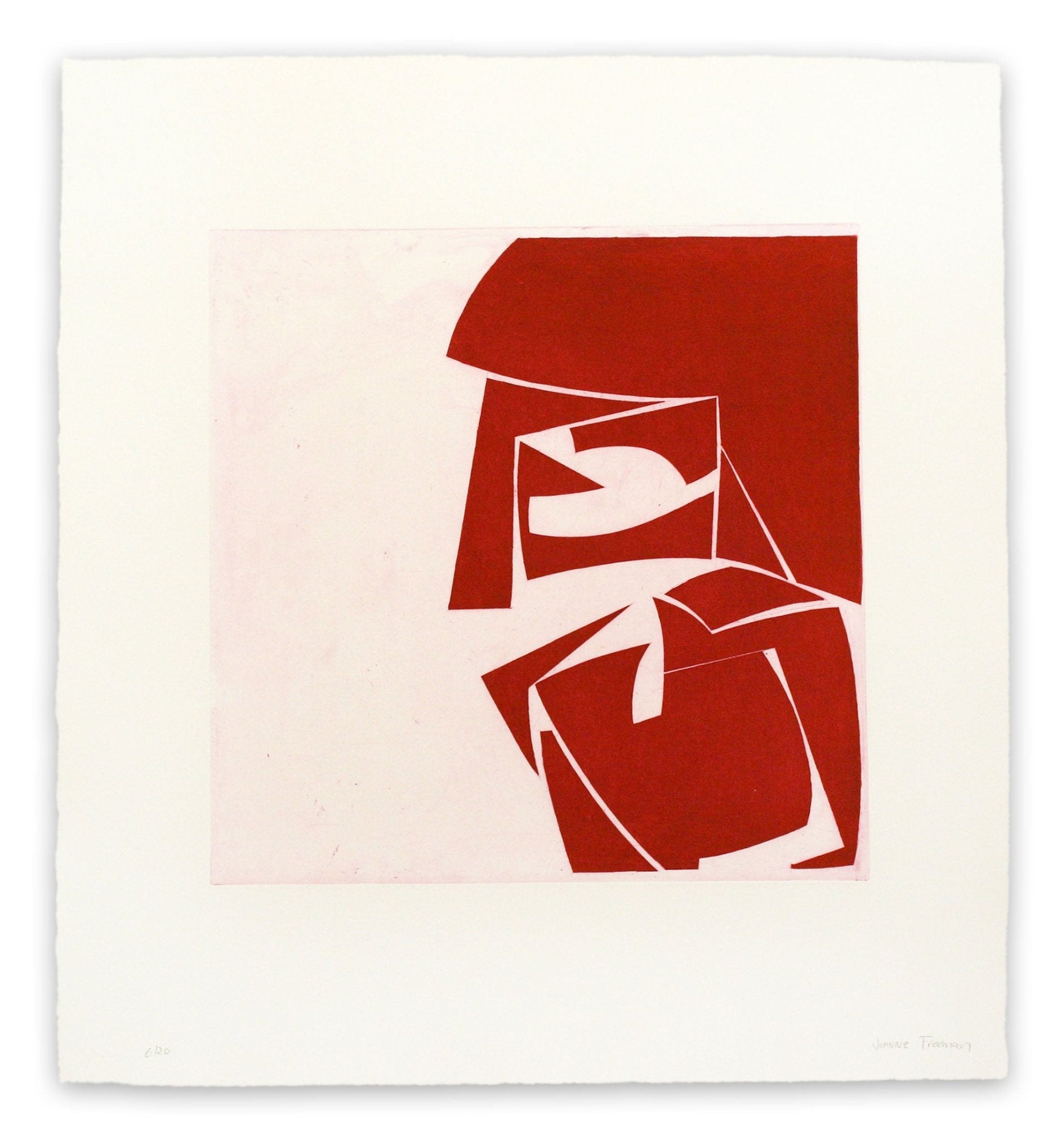 Covers 3 Red - Joanne Freeman - Abstract Prints - Ideelart