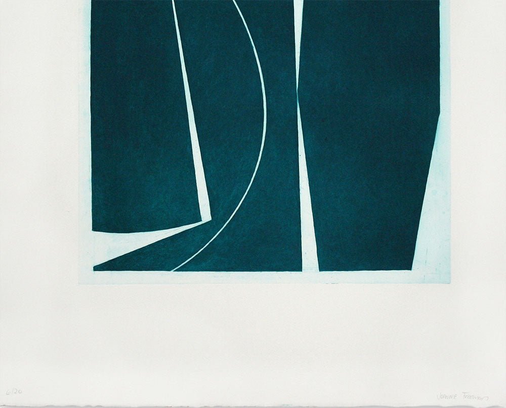 Covers 4 Viridian - Joanne Freeman - Abstract Prints - Ideelart