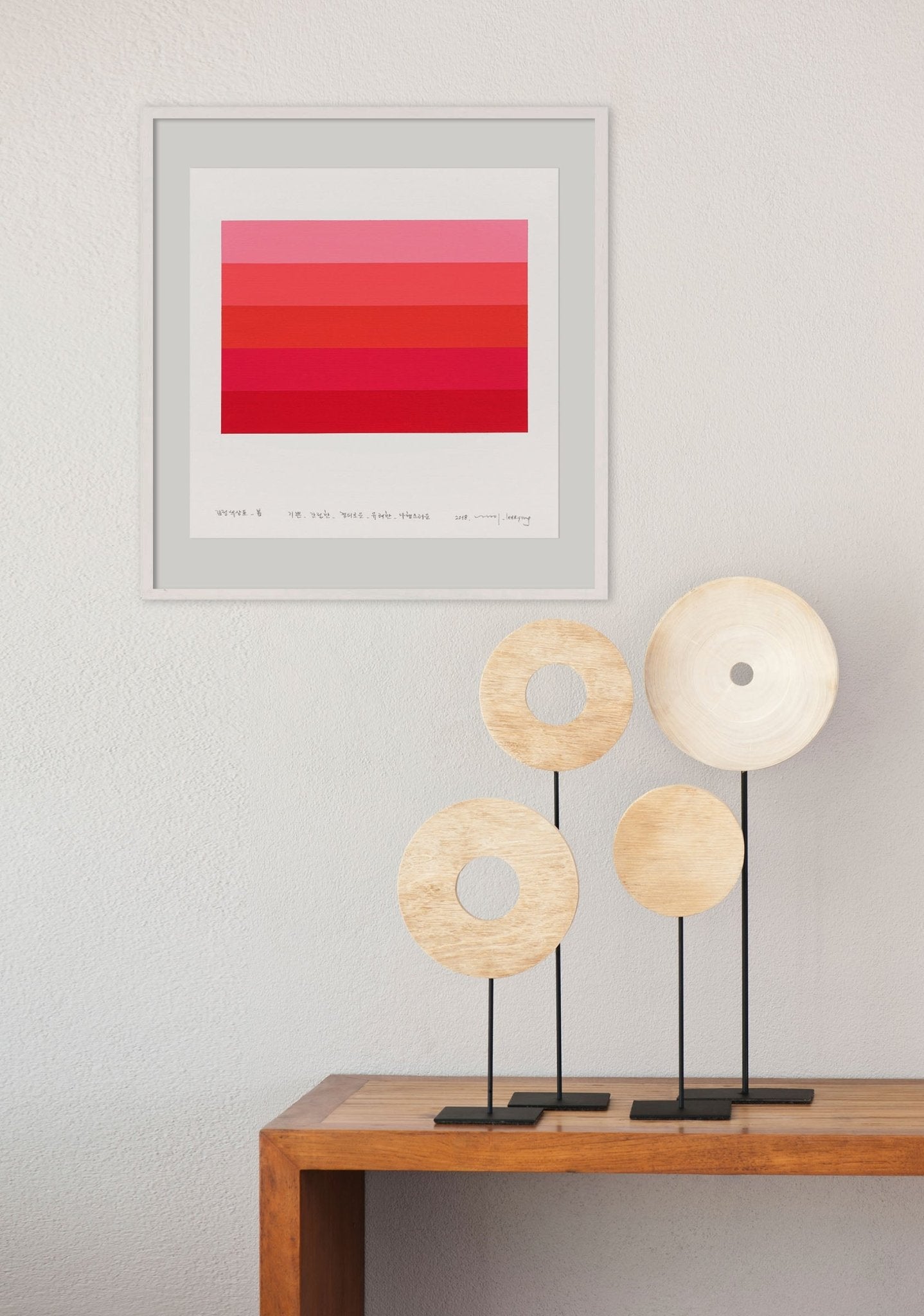 Emotional color chart 57 - Spring - Kyong Lee - Abstract Painting - Ideelart