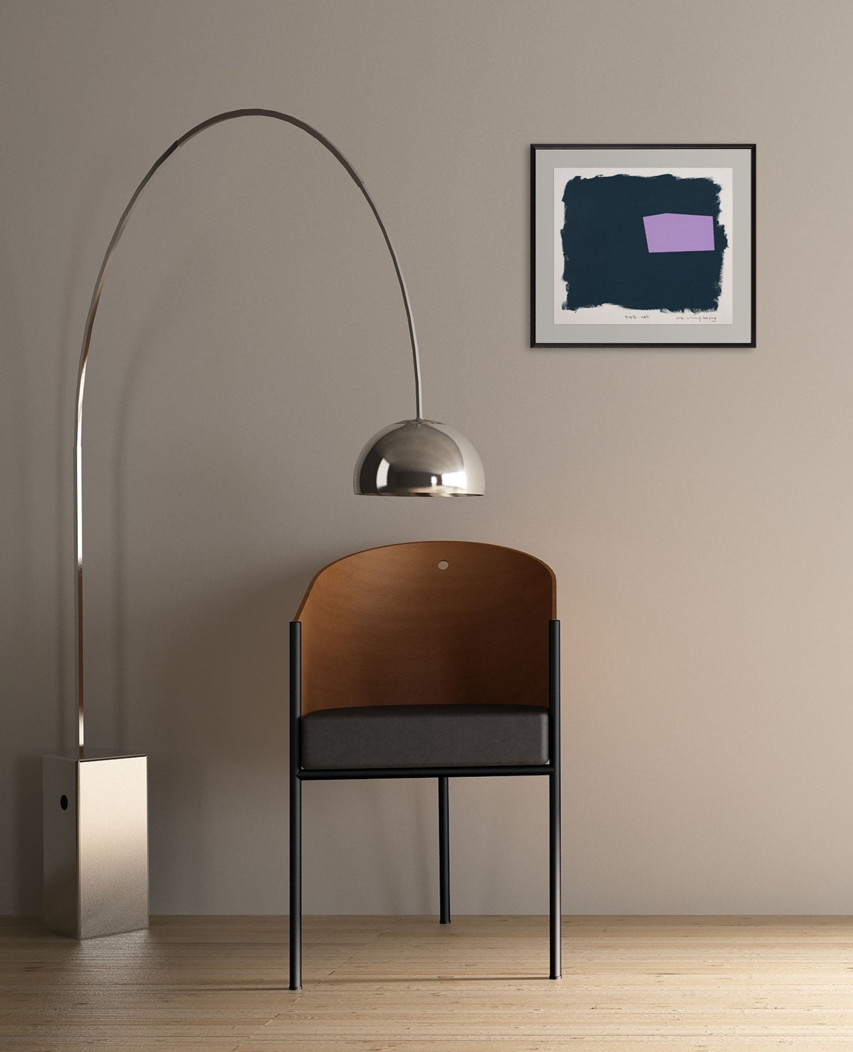 Eckige Masse 038 - Kyong Lee - Abstract Painting - Ideelart