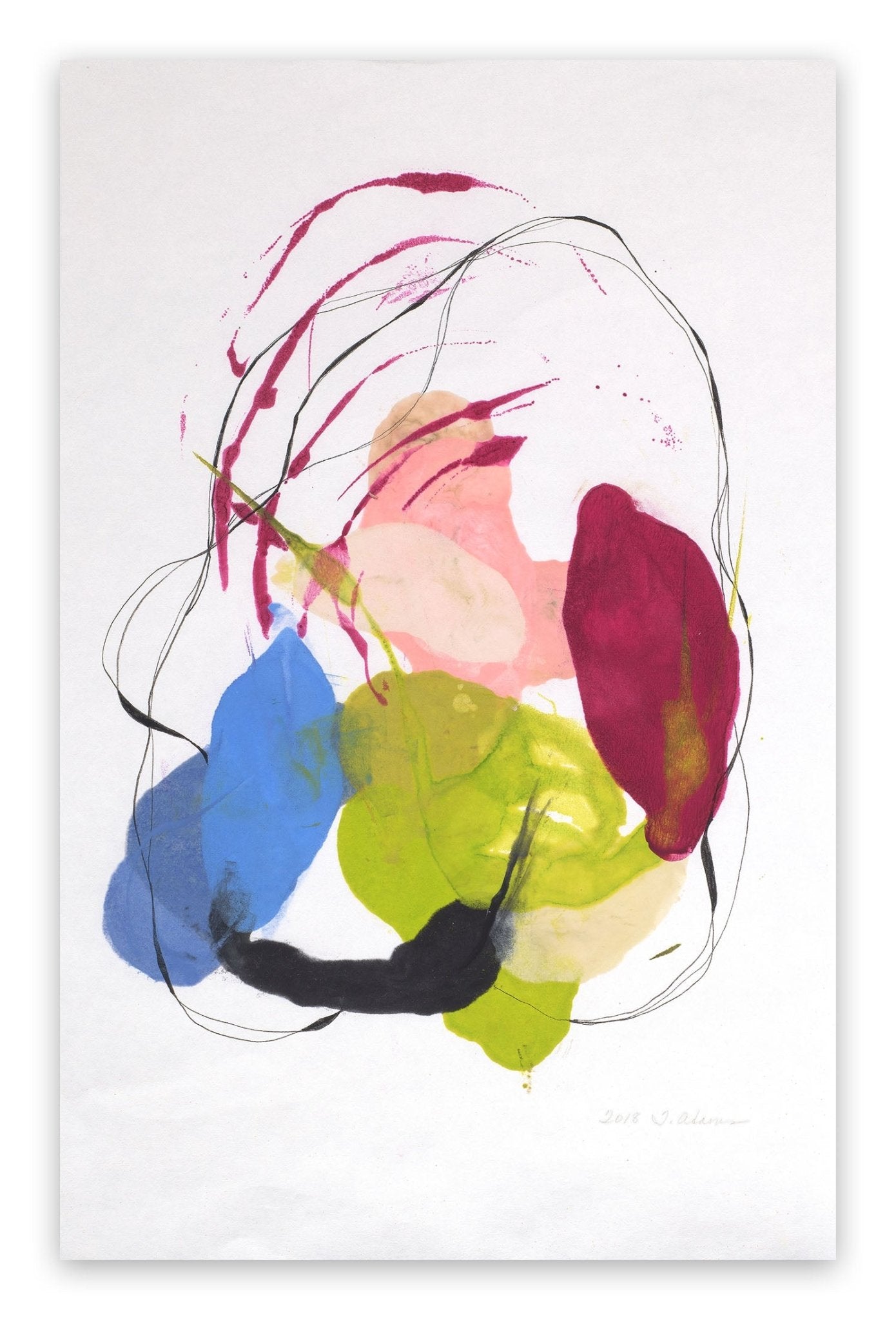 118.4 - Tracey Adams - Abstract Painting - Ideelart
