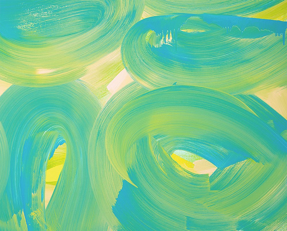 Ninefold - Anne Russinof - Abstract Painting - Ideelart