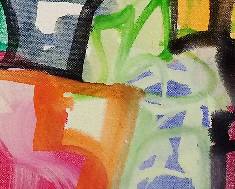 Capital B - Melissa Meyer - Abstract Painting - Ideelart