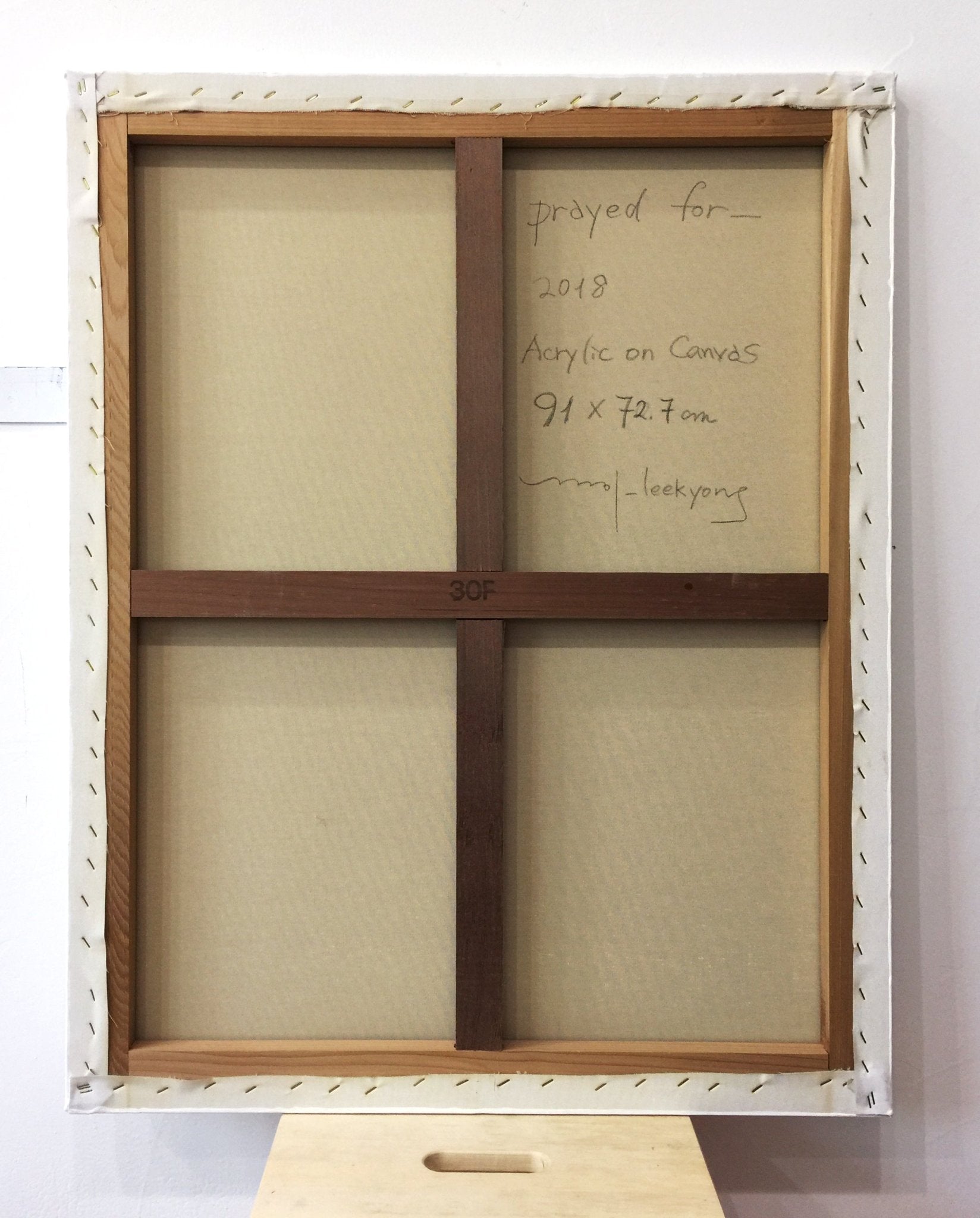 Prayed for 02 - Kyong Lee - Abstract Painting - Ideelart