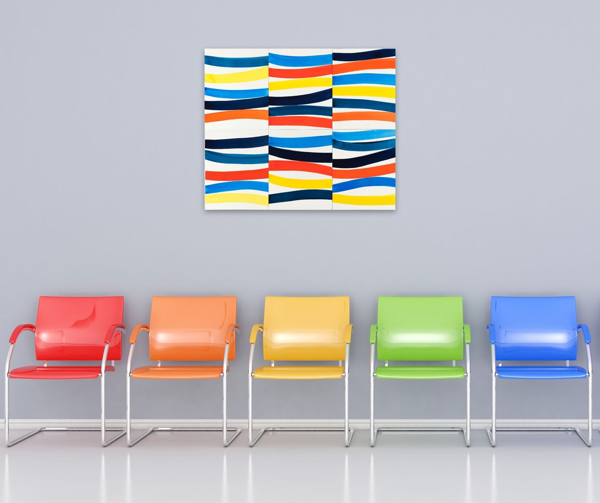 Waterway I - Kim Uchiyama - Abstract Painting - Ideelart