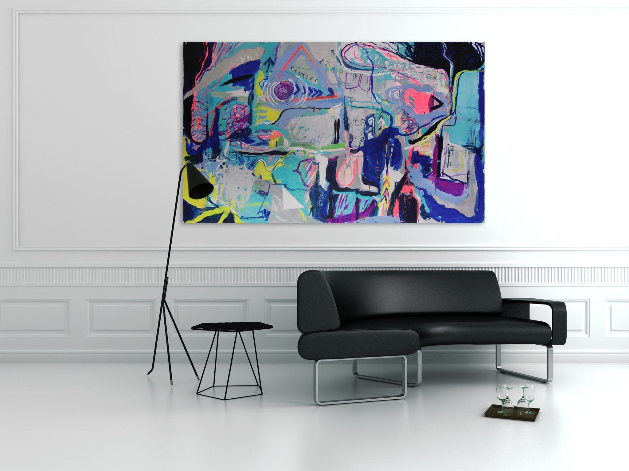 Truly Madly Deeply - Macha Poynder - Abstract Painting - Ideelart