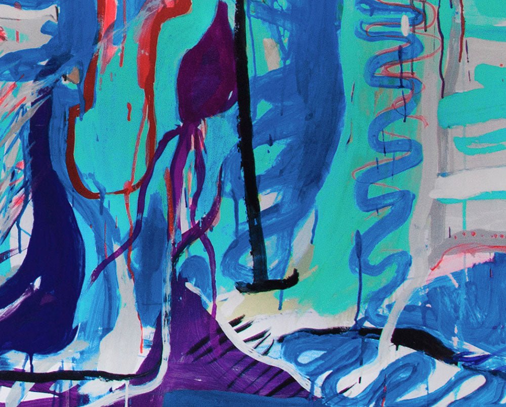 Lucky Charm From Arizona - Macha Poynder - Abstract Painting - Ideelart