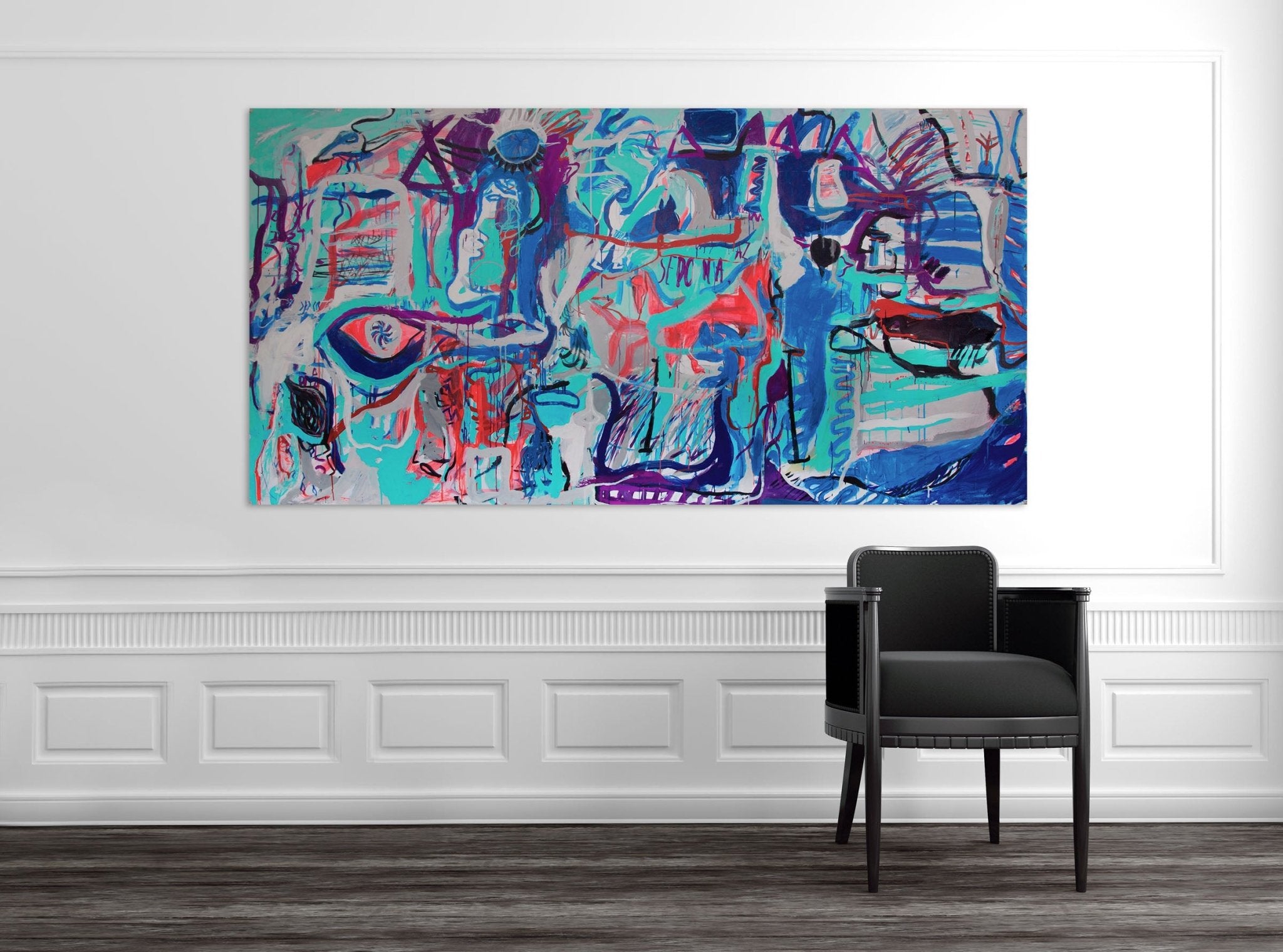 Lucky Charm From Arizona - Macha Poynder - Abstract Painting - Ideelart