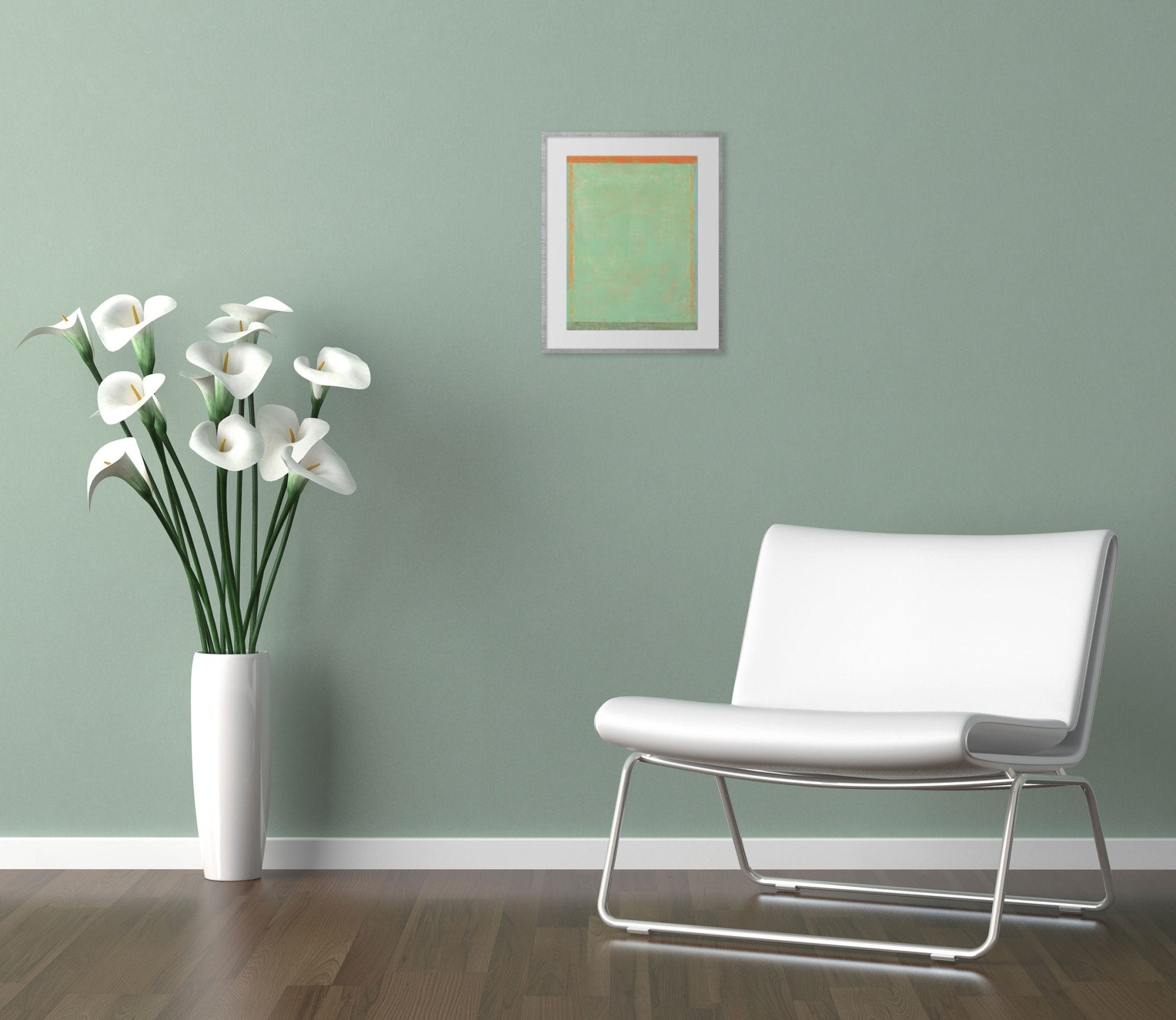 Pinck 2 - Elizabeth Gourlay - Abstract Painting - Ideelart