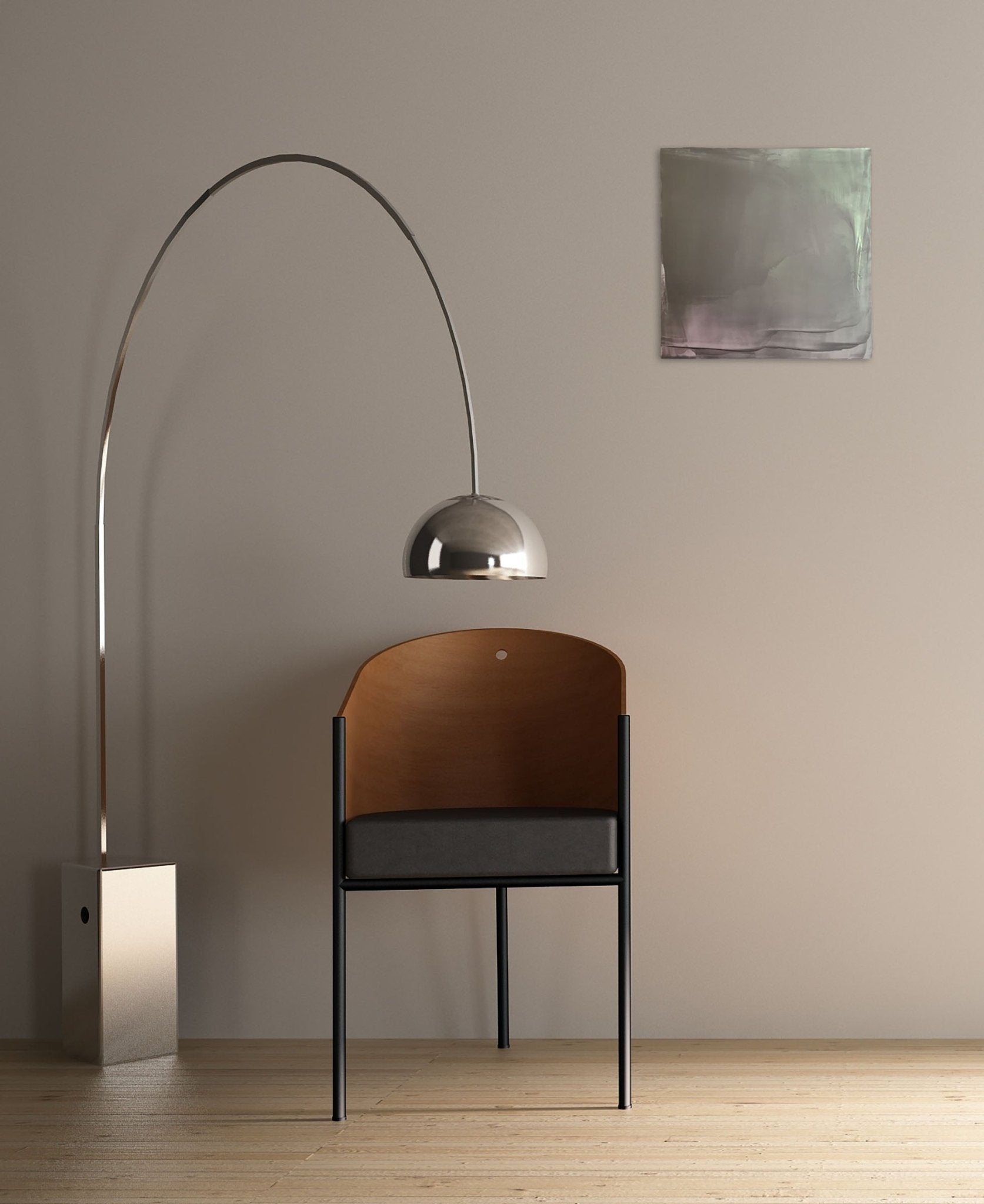 December Reflection - Debra Ramsay - Abstract Painting - Ideelart