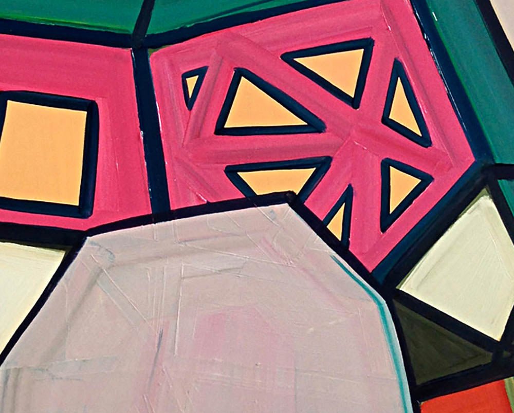 Broken Bridge - Ashlynn Browning - Abstract Painting - Ideelart