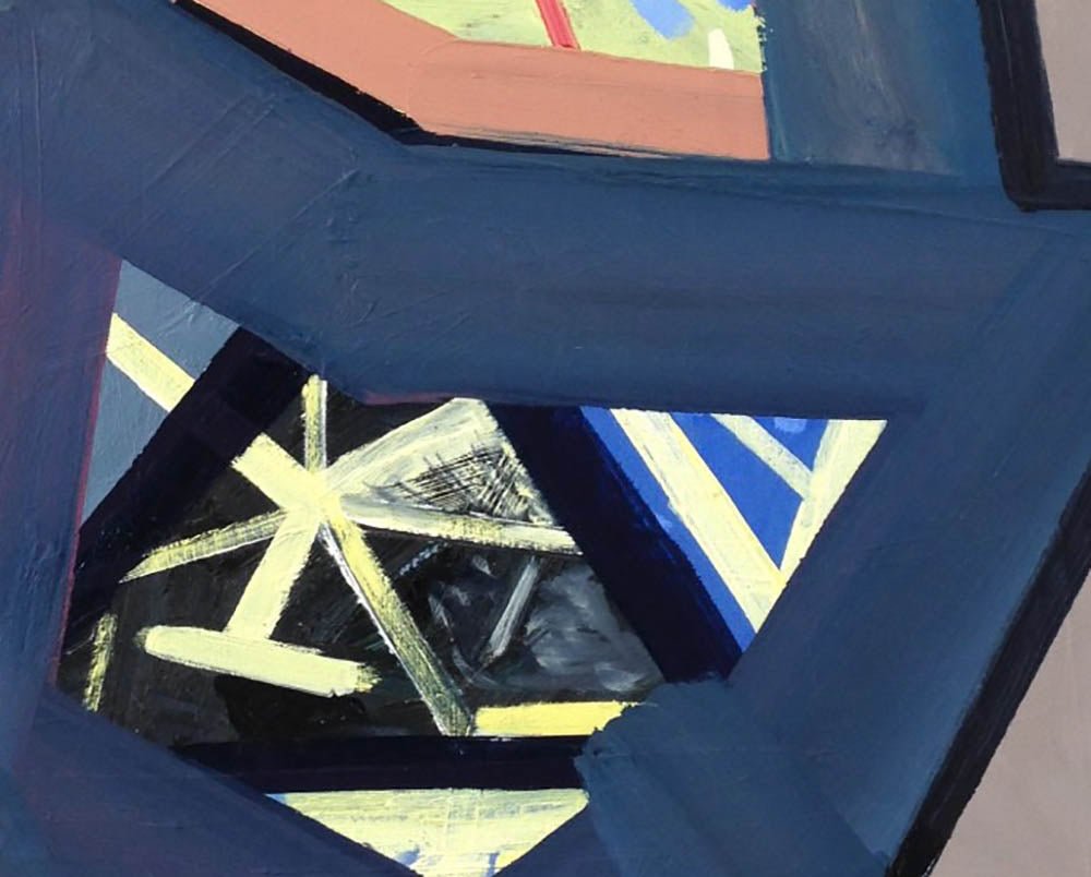 Interior Form - Ashlynn Browning - Abstract Painting - Ideelart