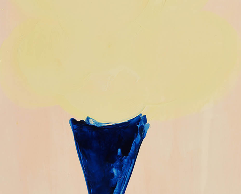 Cream Cone - Anya Spielman - Abstract Painting - Ideelart