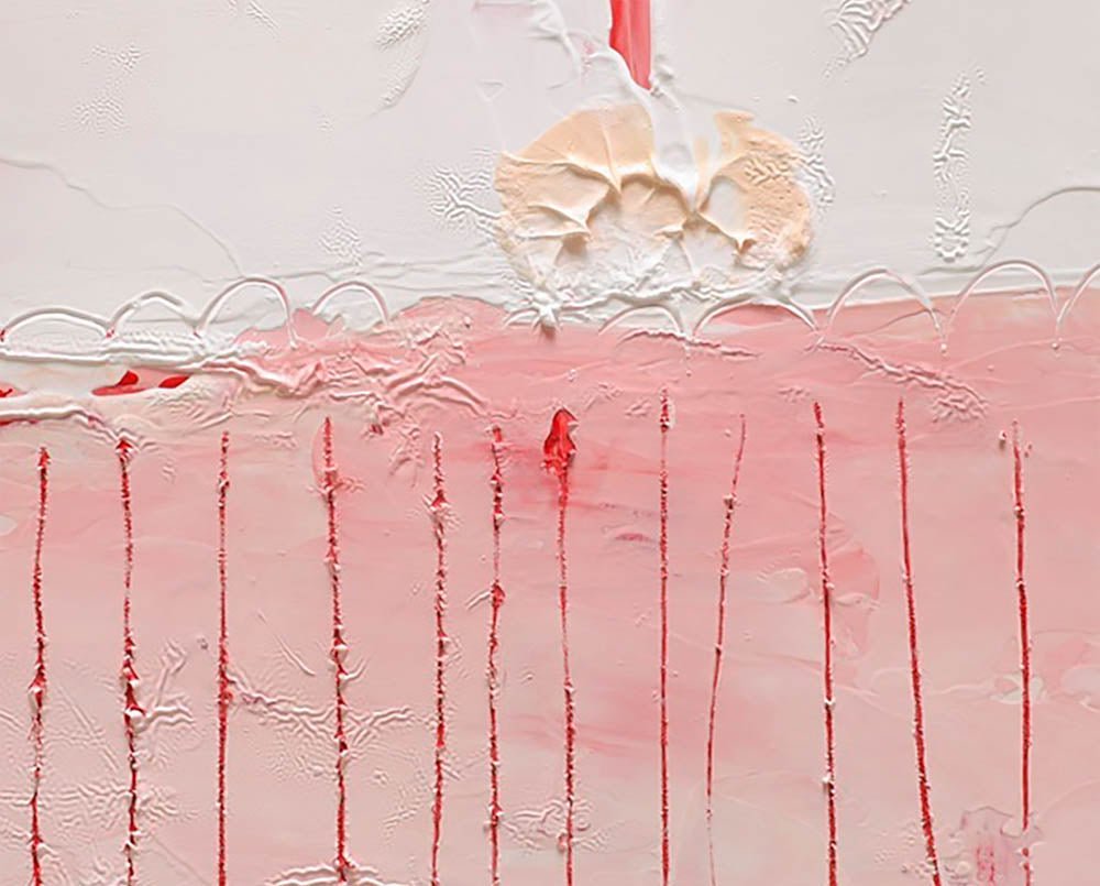 Cream Puff - Anya Spielman - Abstract Painting - Ideelart