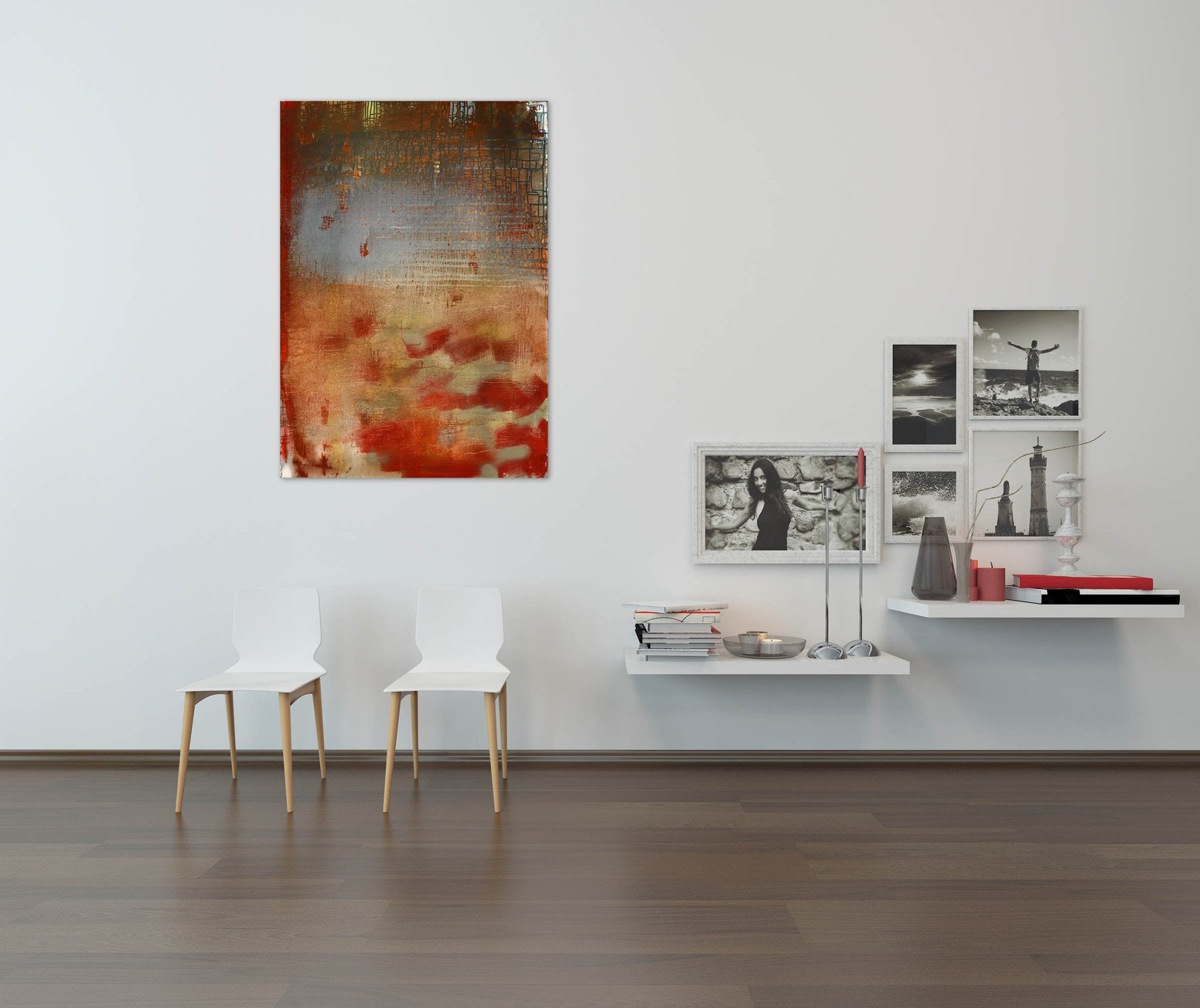 Orquevaux 3 - Yari Ostovany - Abstract Painting - Ideelart