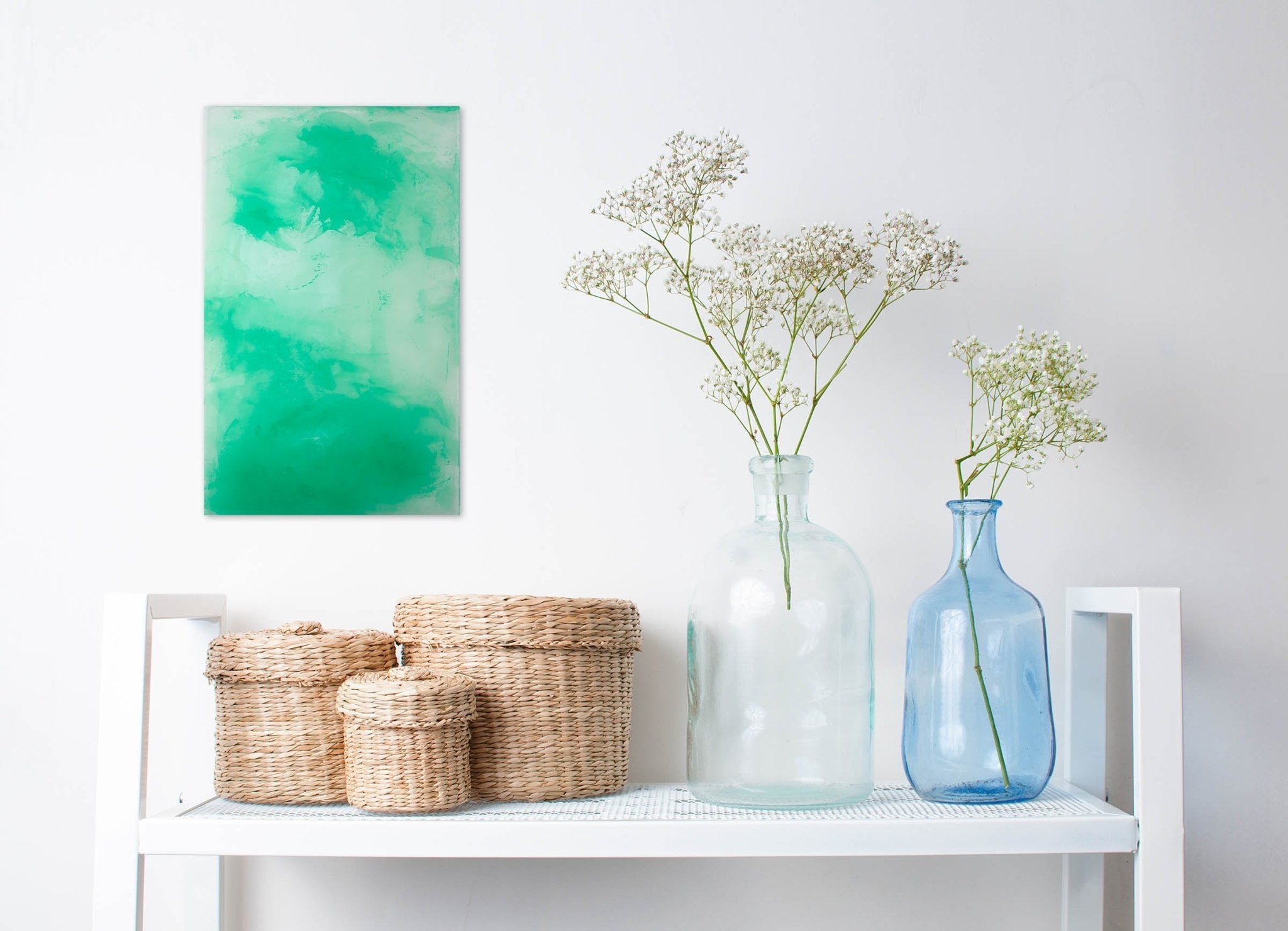 Color of Place.Thailand - Debra Ramsay - Abstract Painting - Ideelart