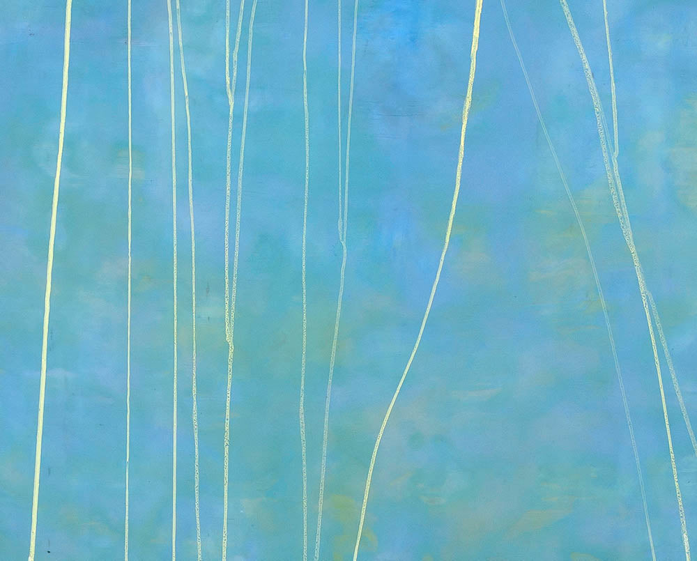 Teach Us to Sit Still - Tracey Adams - Abstract Painting - Ideelart